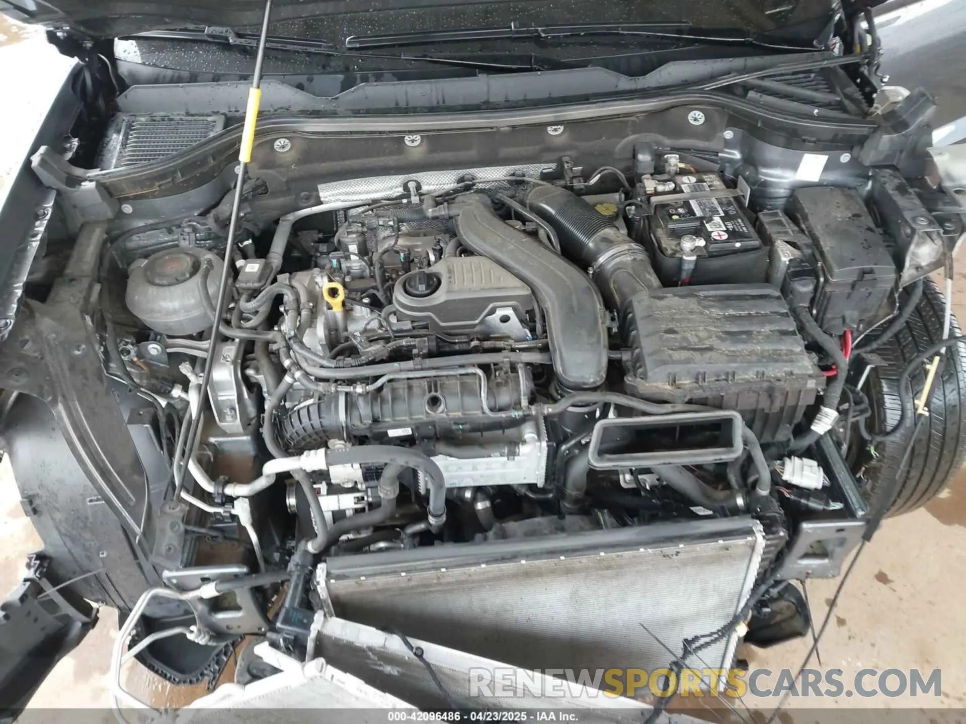 10 Photograph of a damaged car 3VVEX7B2XPM361172 VOLKSWAGEN TAOS 2023