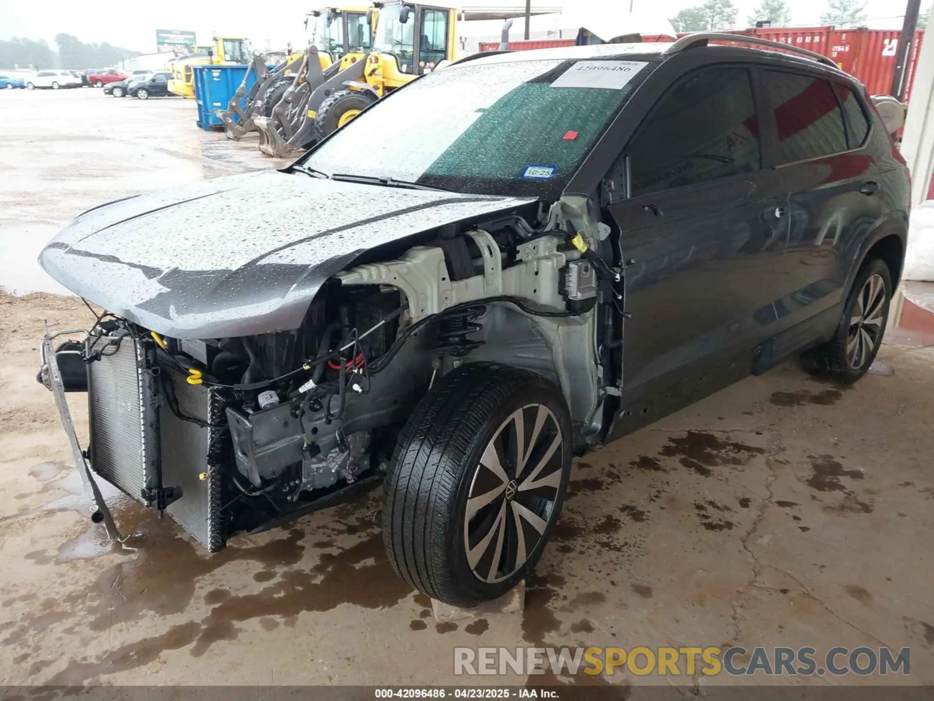 2 Photograph of a damaged car 3VVEX7B2XPM361172 VOLKSWAGEN TAOS 2023