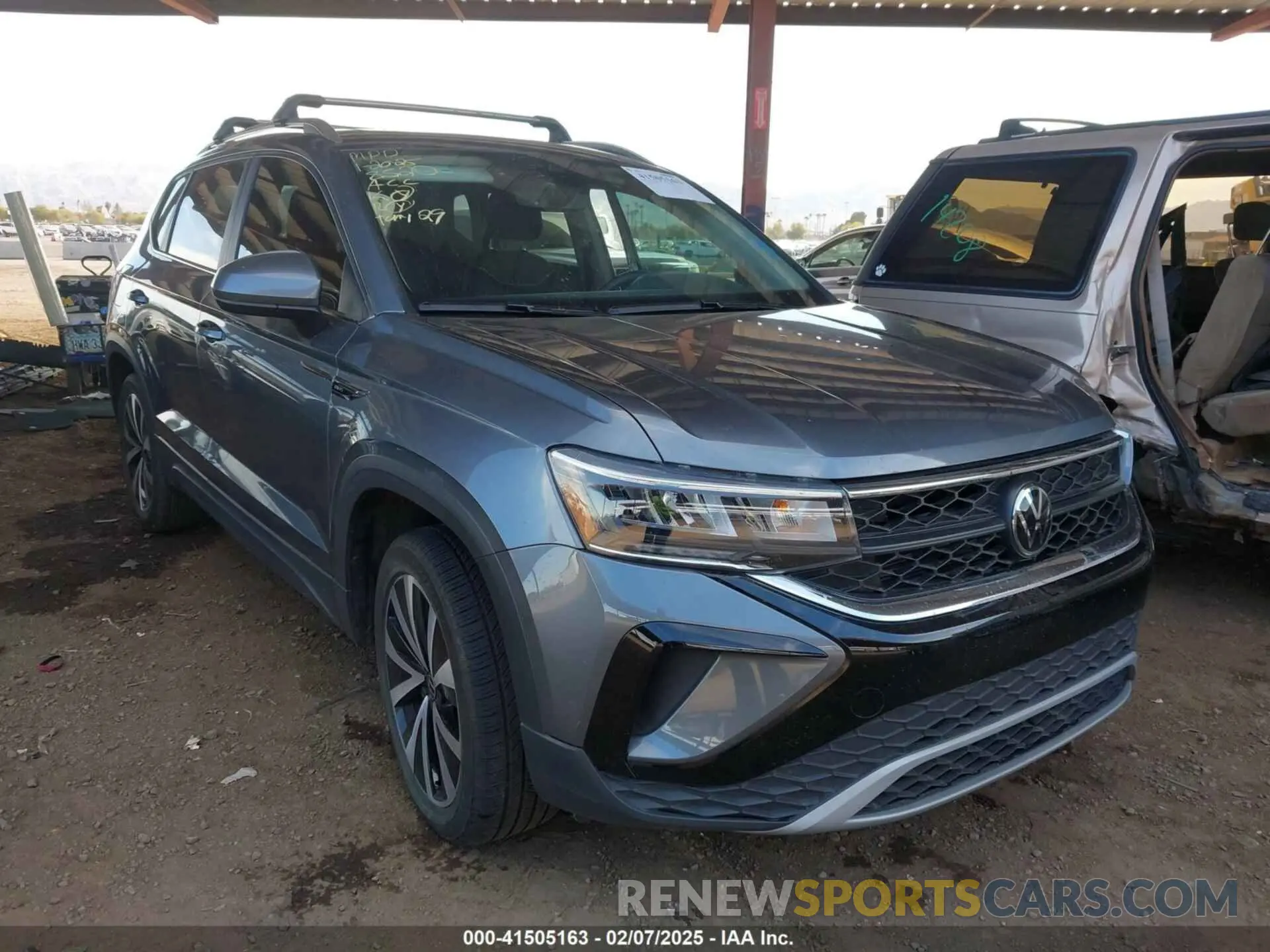 1 Photograph of a damaged car 3VVNX7B22PM329543 VOLKSWAGEN TAOS 2023
