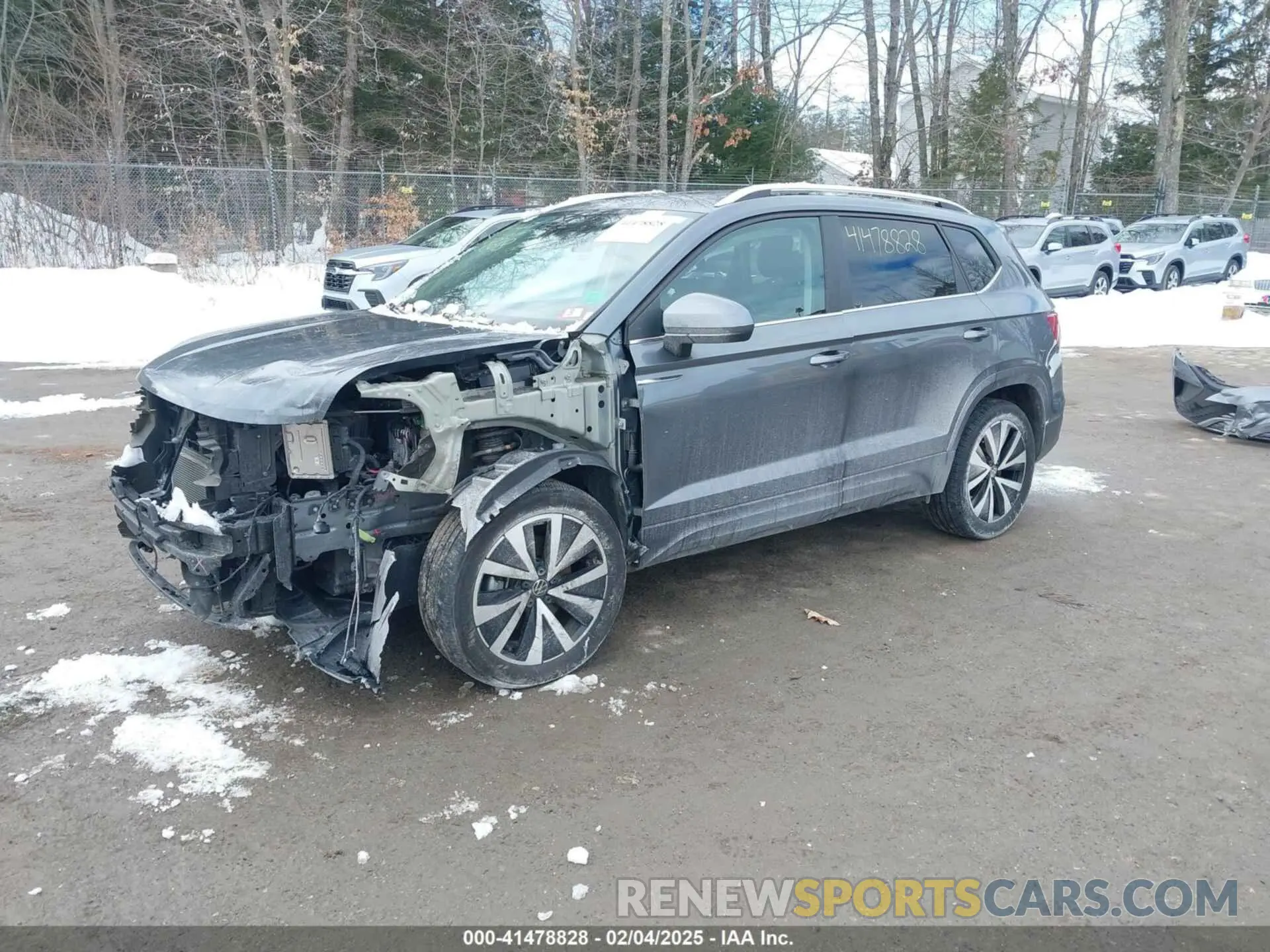 2 Photograph of a damaged car 3VVNX7B27PM312043 VOLKSWAGEN TAOS 2023