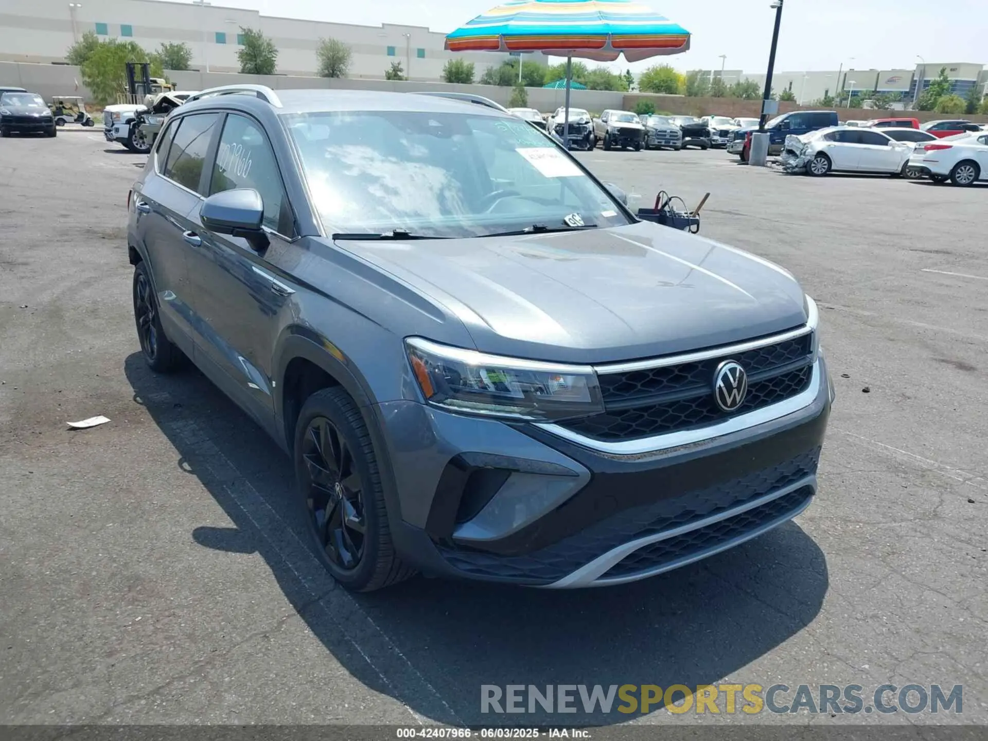 1 Photograph of a damaged car 3VVSX7B29PM333639 VOLKSWAGEN TAOS 2023