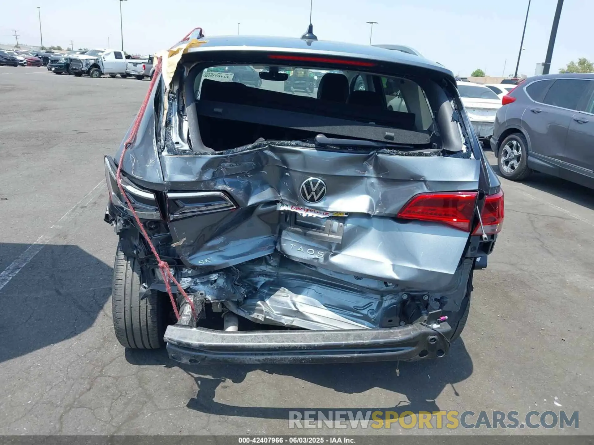 6 Photograph of a damaged car 3VVSX7B29PM333639 VOLKSWAGEN TAOS 2023