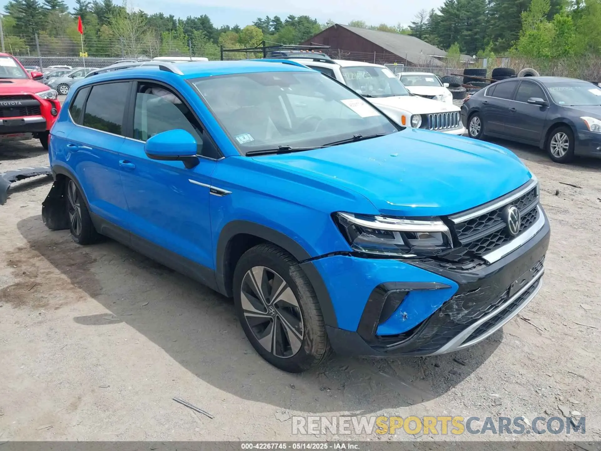 1 Photograph of a damaged car 3VVUX7B25PM361611 VOLKSWAGEN TAOS 2023