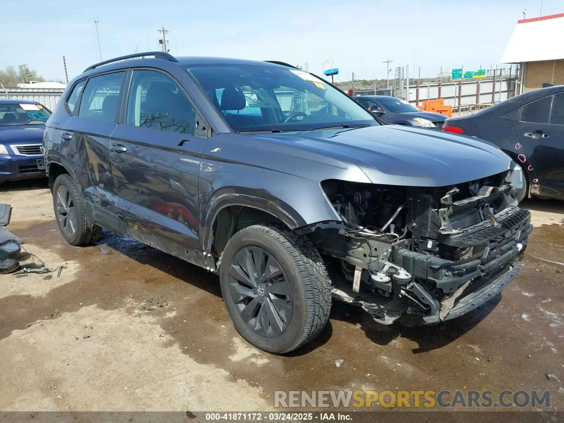 1 Photograph of a damaged car 3VV5X7B26RM002498 VOLKSWAGEN TAOS 2024