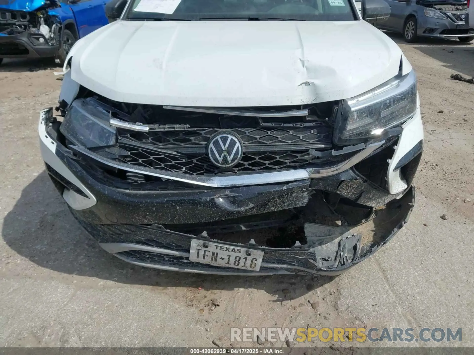 6 Photograph of a damaged car 3VV5X7B28RM010019 VOLKSWAGEN TAOS 2024