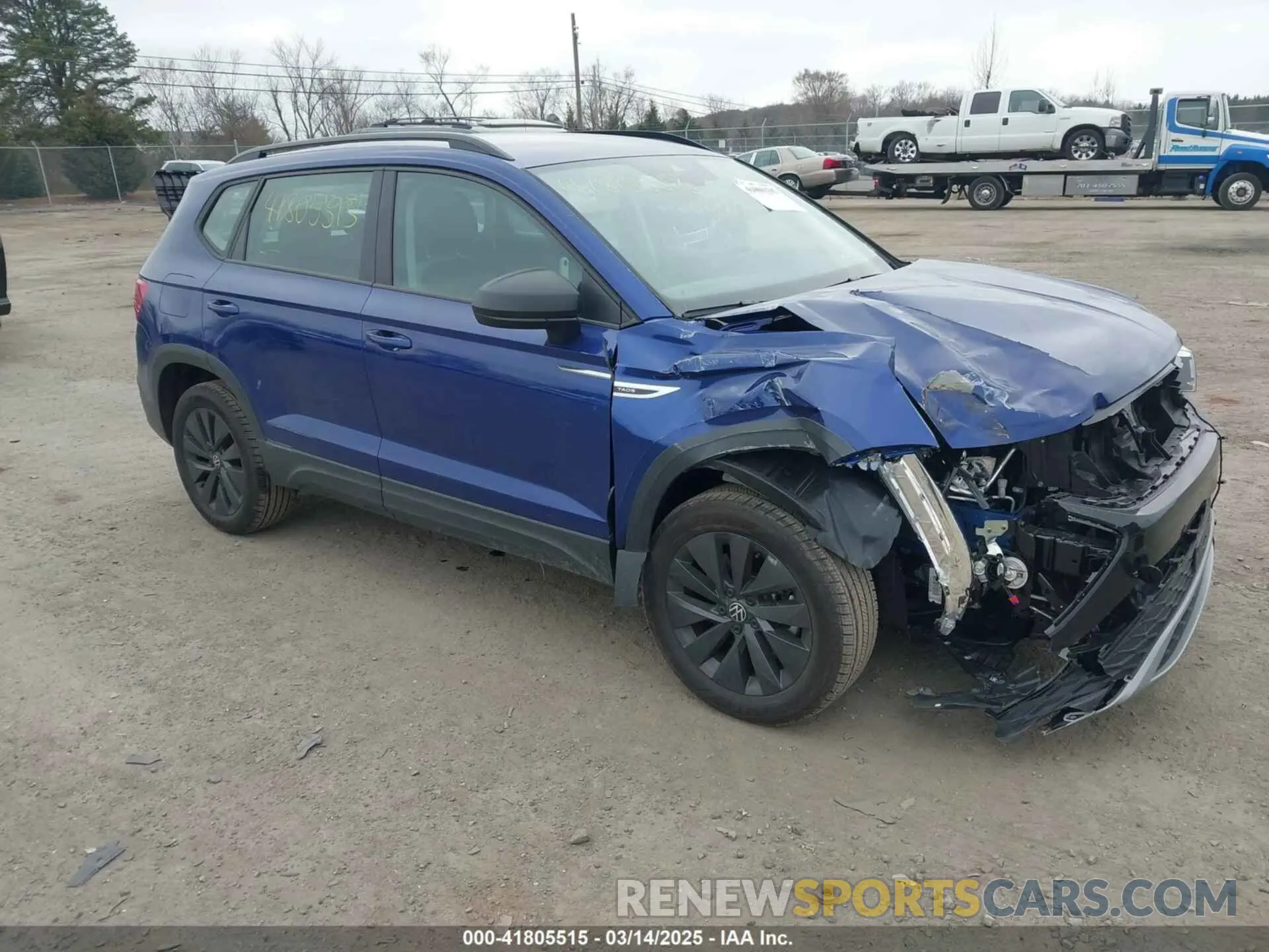 1 Photograph of a damaged car 3VV5X7B29RM102241 VOLKSWAGEN TAOS 2024
