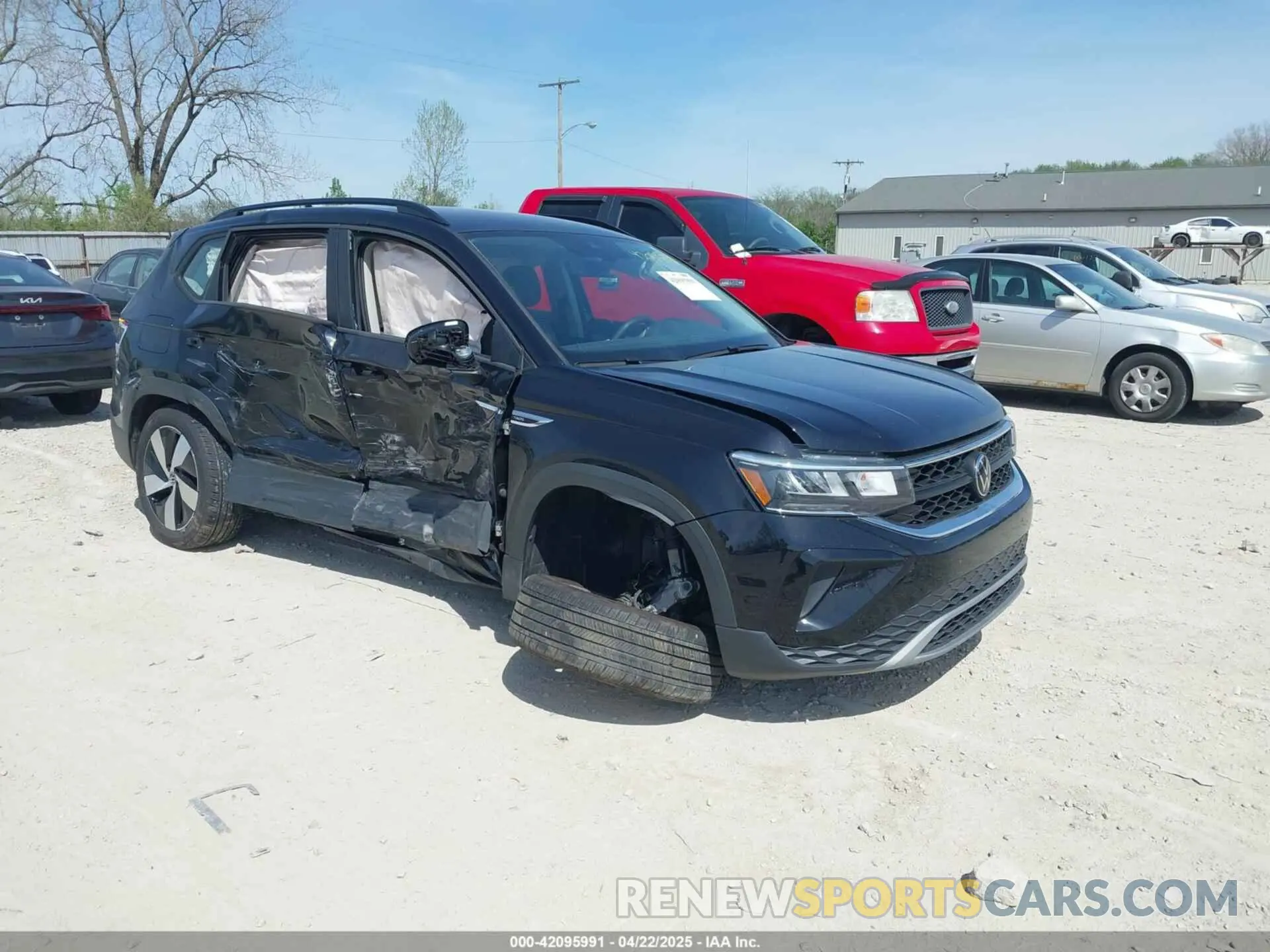 1 Photograph of a damaged car 3VV8X7B22RM056734 VOLKSWAGEN TAOS 2024