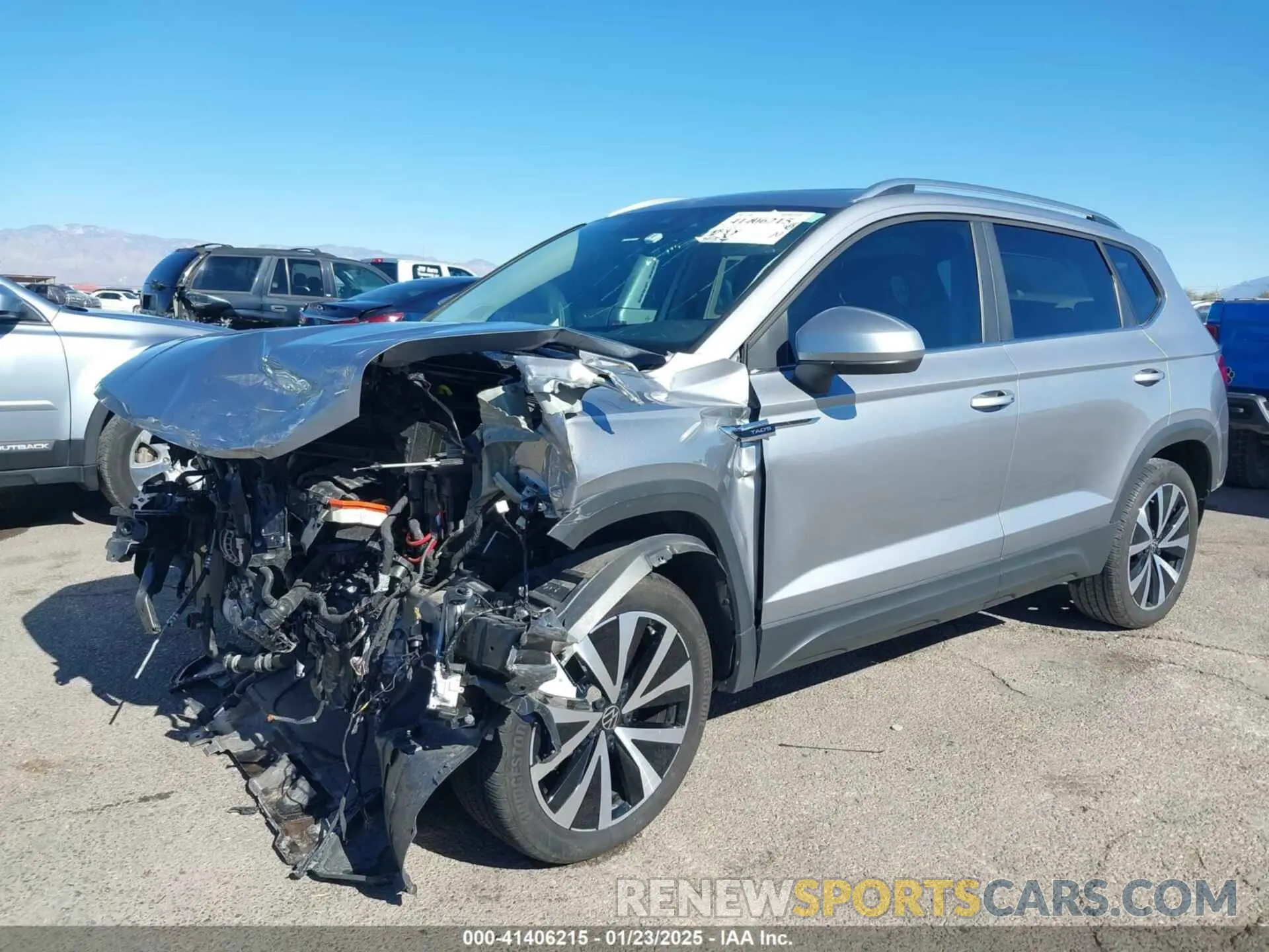 6 Photograph of a damaged car 3VVEX7B21RM001601 VOLKSWAGEN TAOS 2024