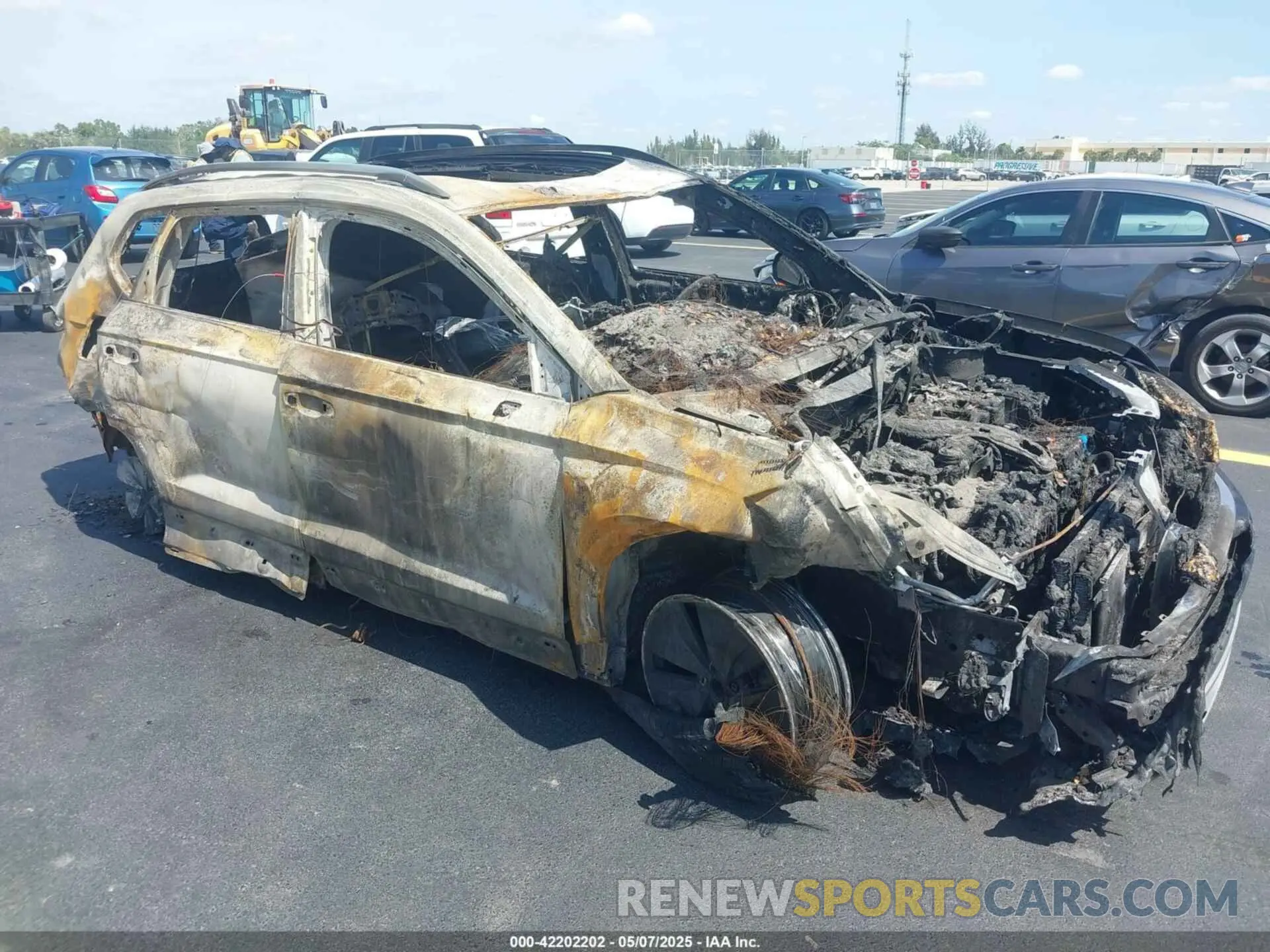 1 Photograph of a damaged car 3VVEX7B25RM056343 VOLKSWAGEN TAOS 2024