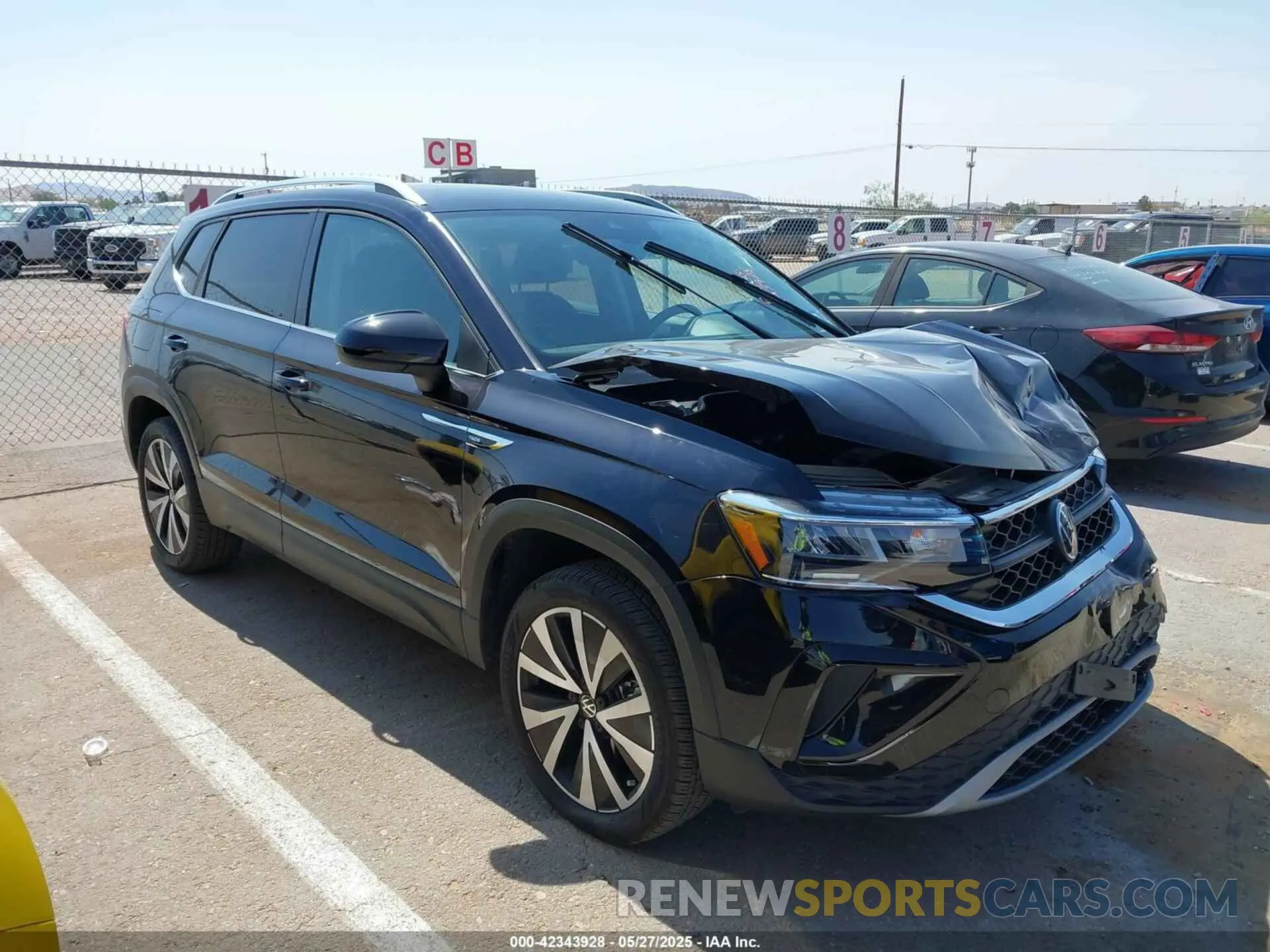 1 Photograph of a damaged car 3VVSX7B21RM114063 VOLKSWAGEN TAOS 2024
