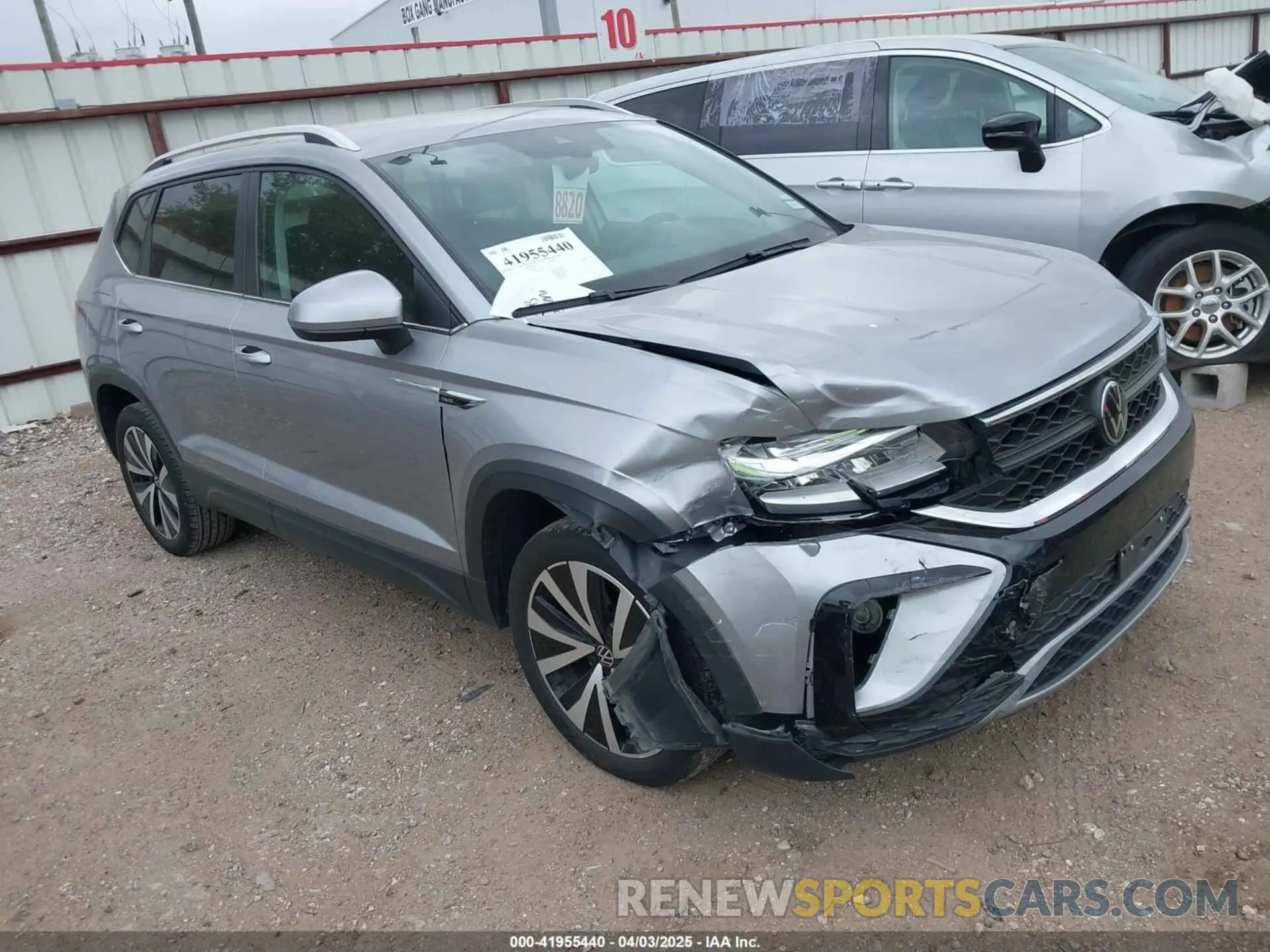 1 Photograph of a damaged car 3VVSX7B23RM015891 VOLKSWAGEN TAOS 2024