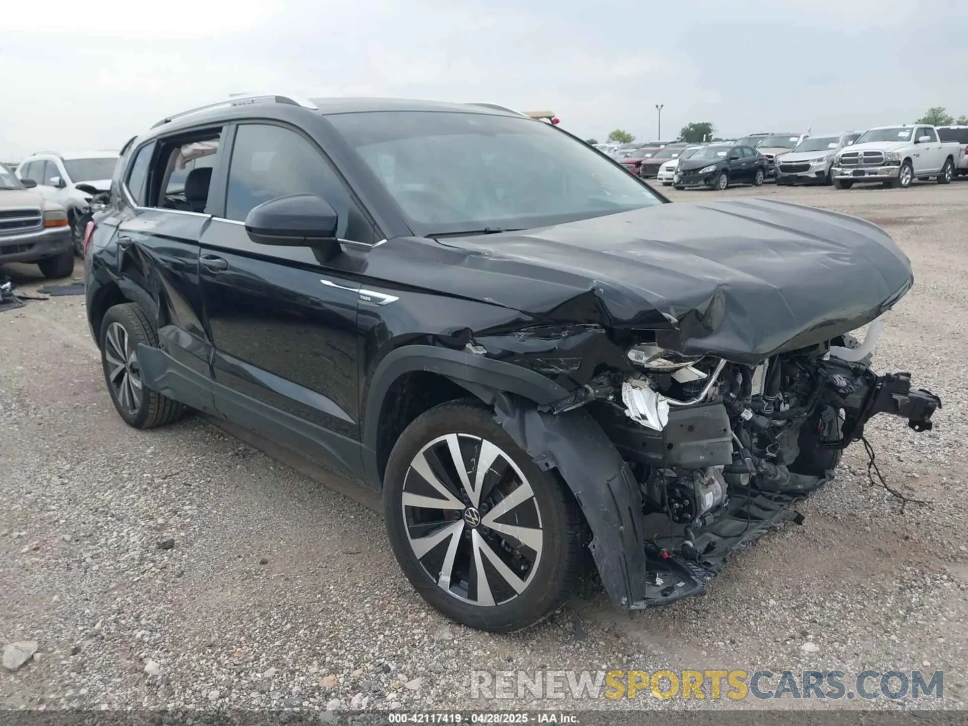 1 Photograph of a damaged car 3VVSX7B27RM064253 VOLKSWAGEN TAOS 2024