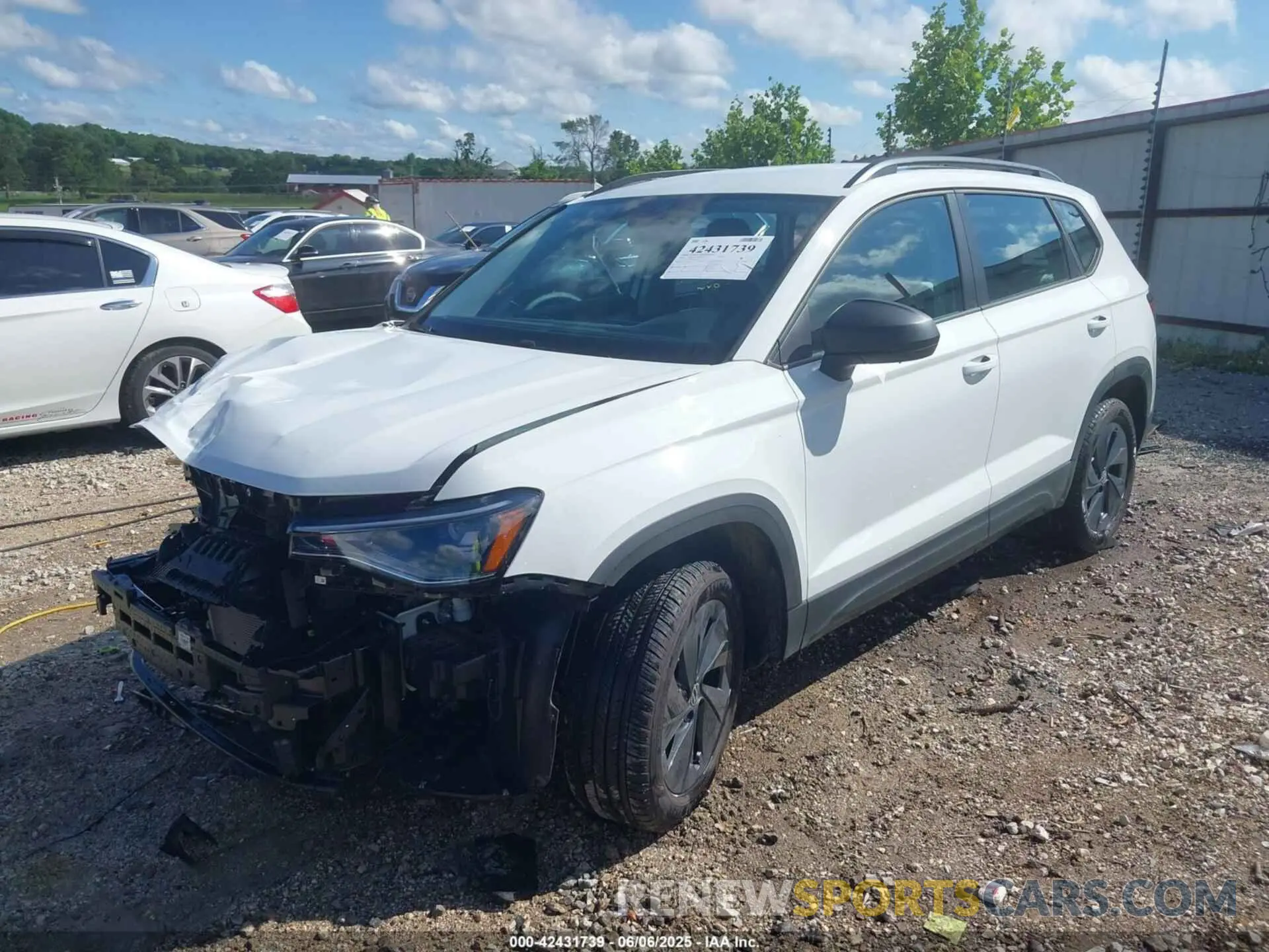 2 Photograph of a damaged car 3VV5C7B22SM014701 VOLKSWAGEN TAOS 2025