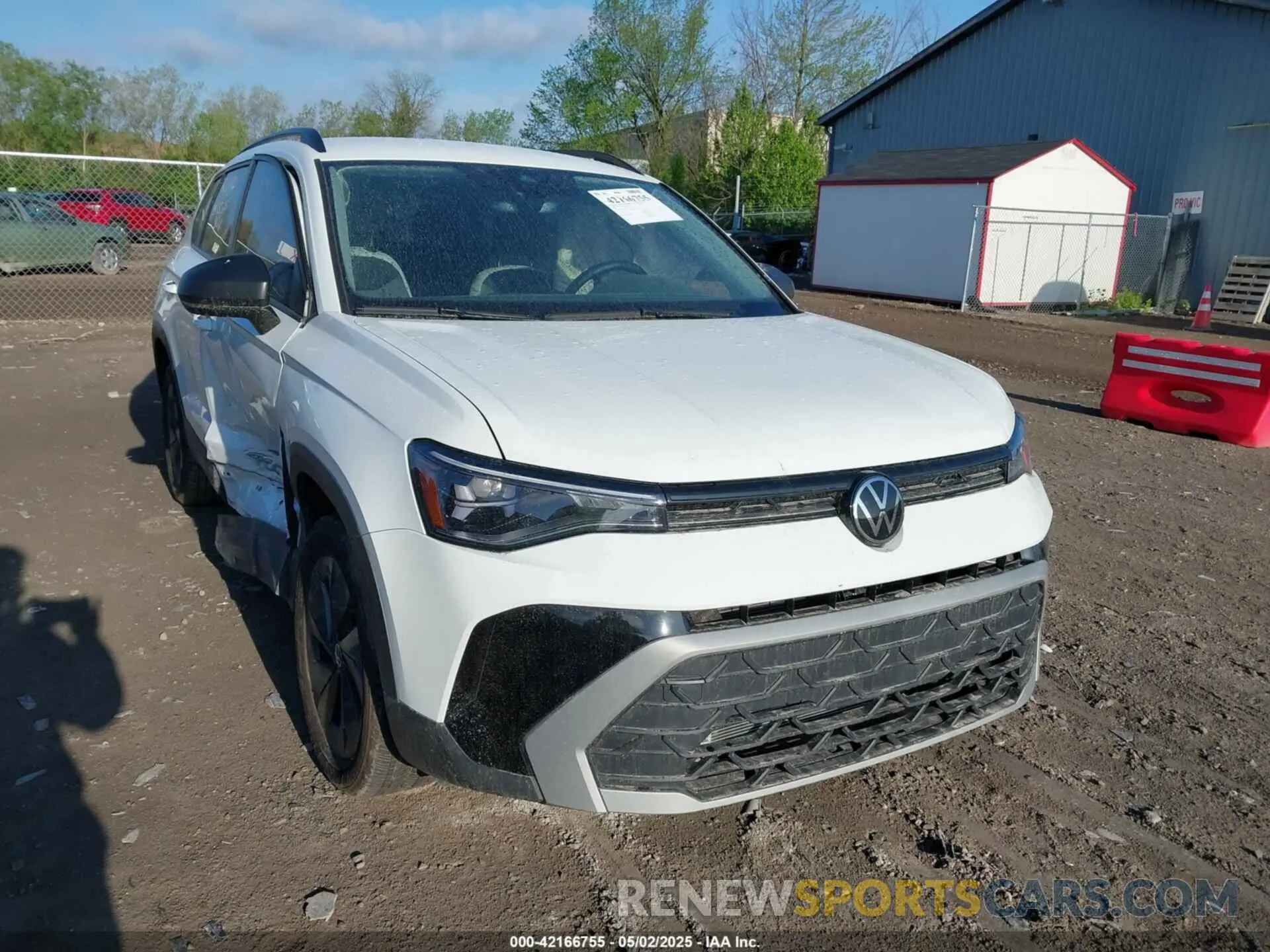 1 Photograph of a damaged car 3VV5C7B27SM010322 VOLKSWAGEN TAOS 2025
