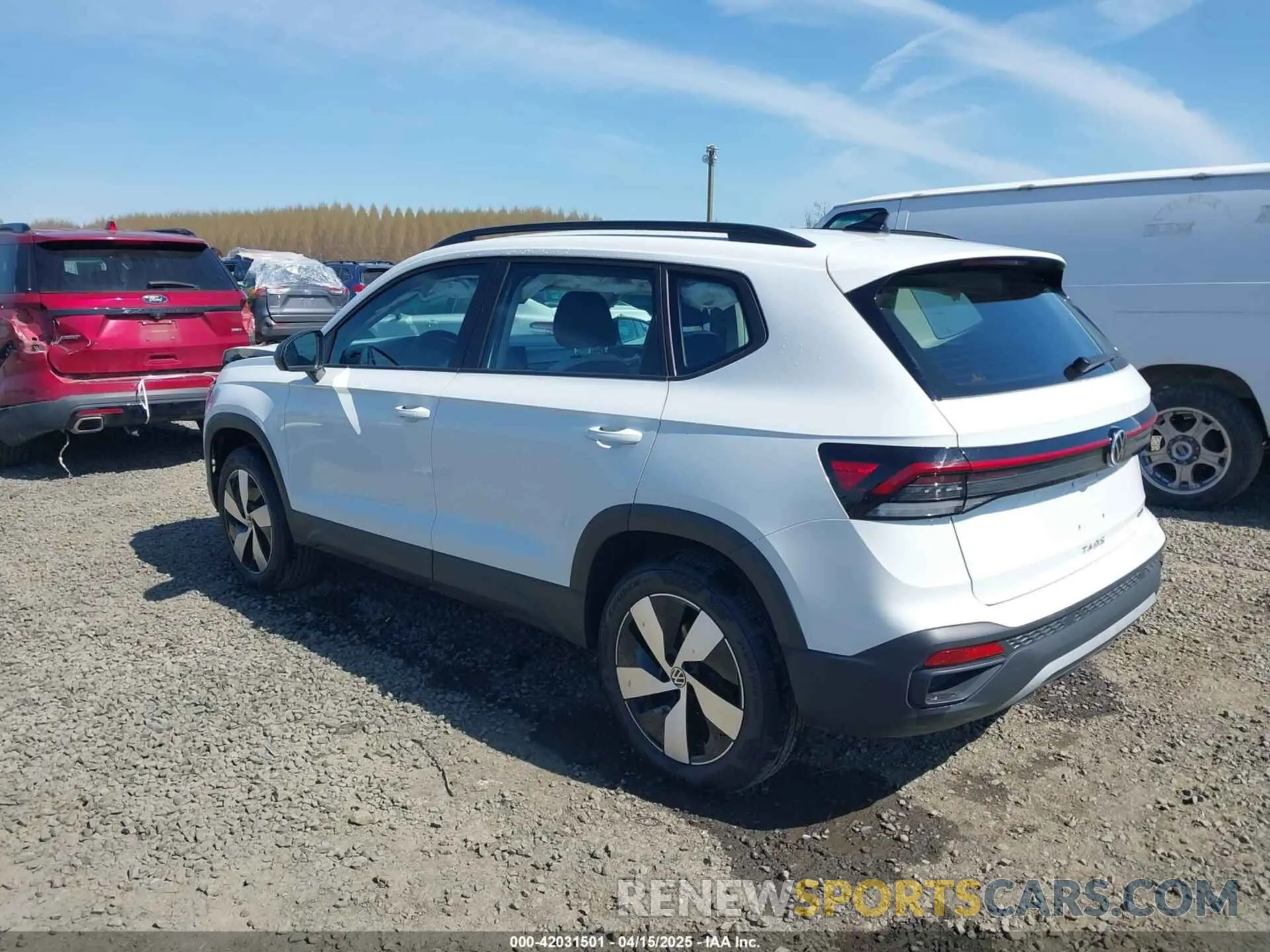 3 Photograph of a damaged car 3VV8C7B28SM034092 VOLKSWAGEN TAOS 2025