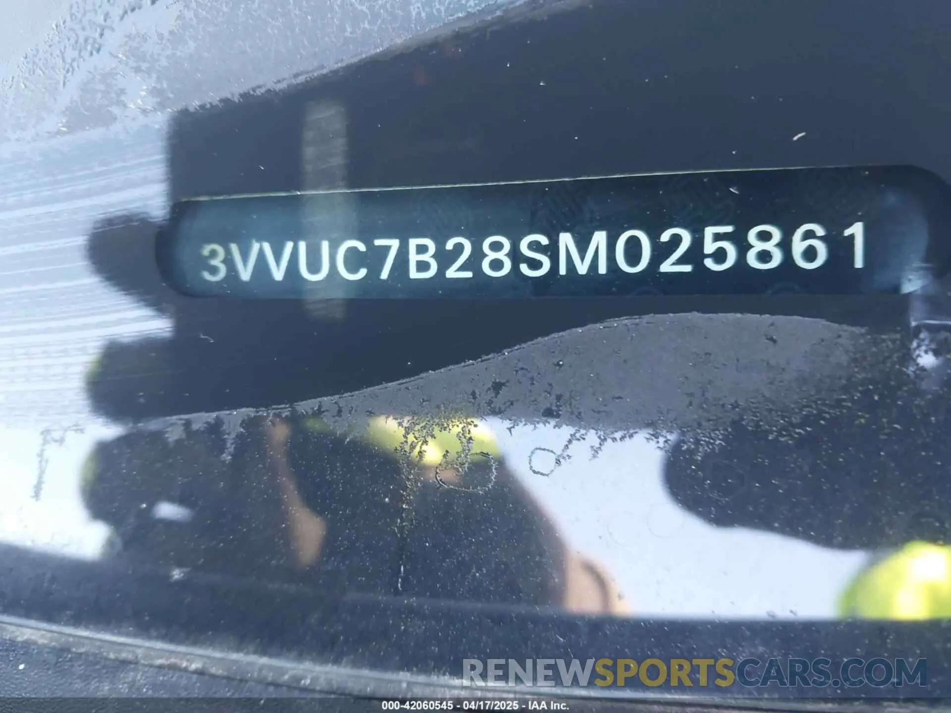 9 Photograph of a damaged car 3VVUC7B28SM025861 VOLKSWAGEN TAOS 2025