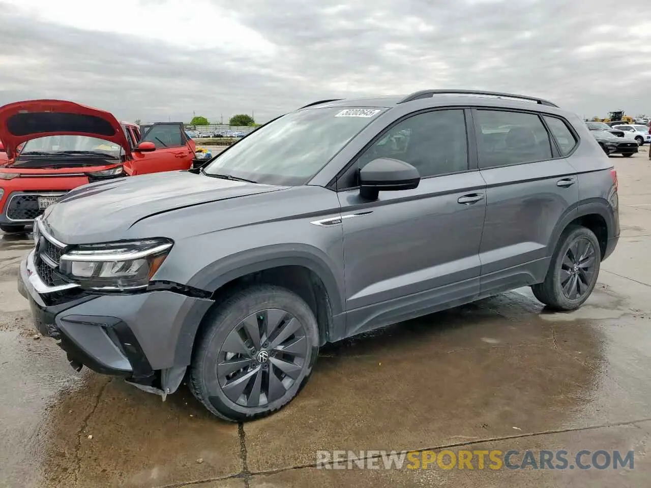 1 Photograph of a damaged car 3VVCX7B26NM070043 VOLKSWAGEN TAOS S 2022