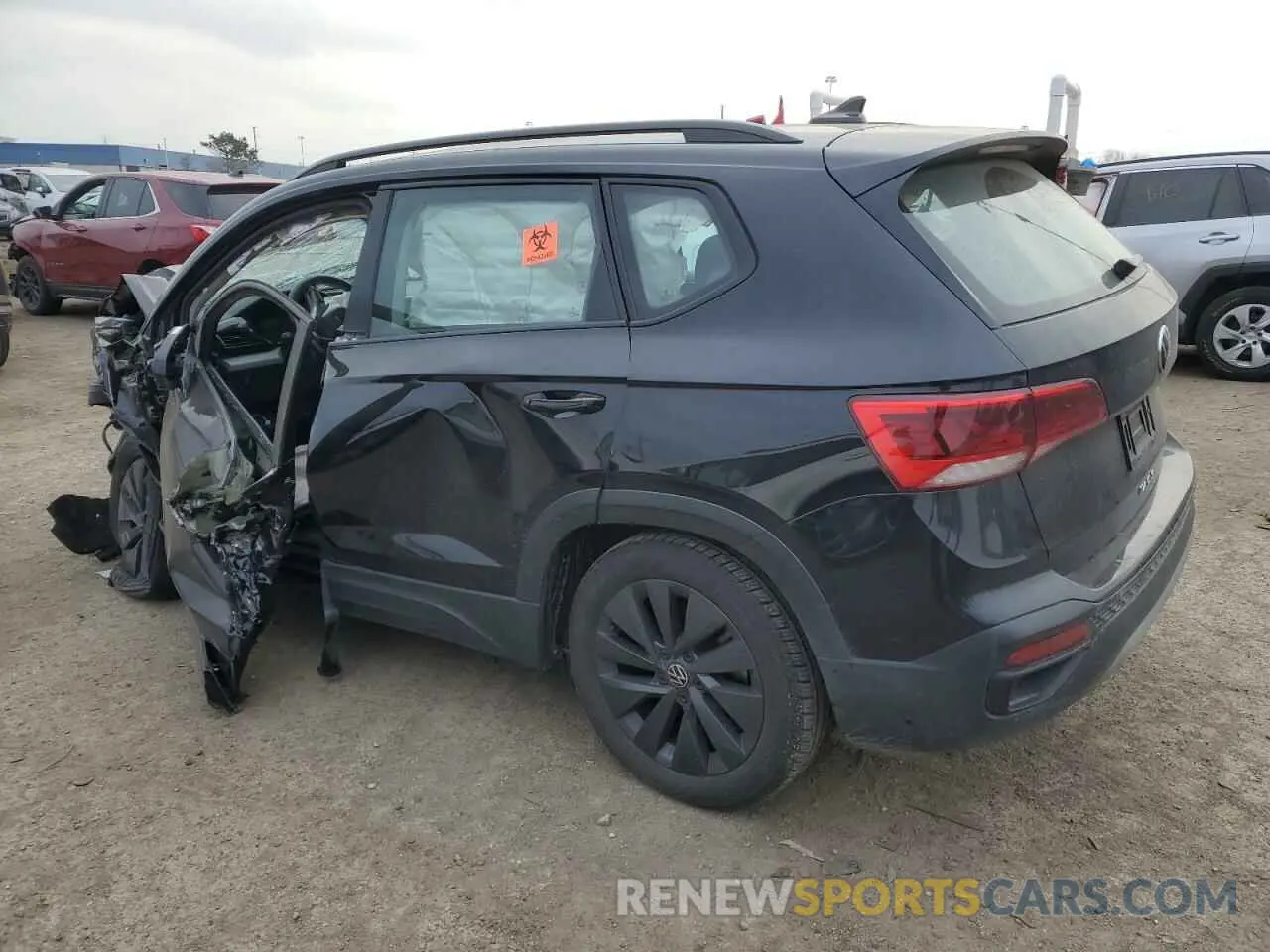 2 Photograph of a damaged car 3VVDX7B22NM058637 VOLKSWAGEN TAOS S 2022