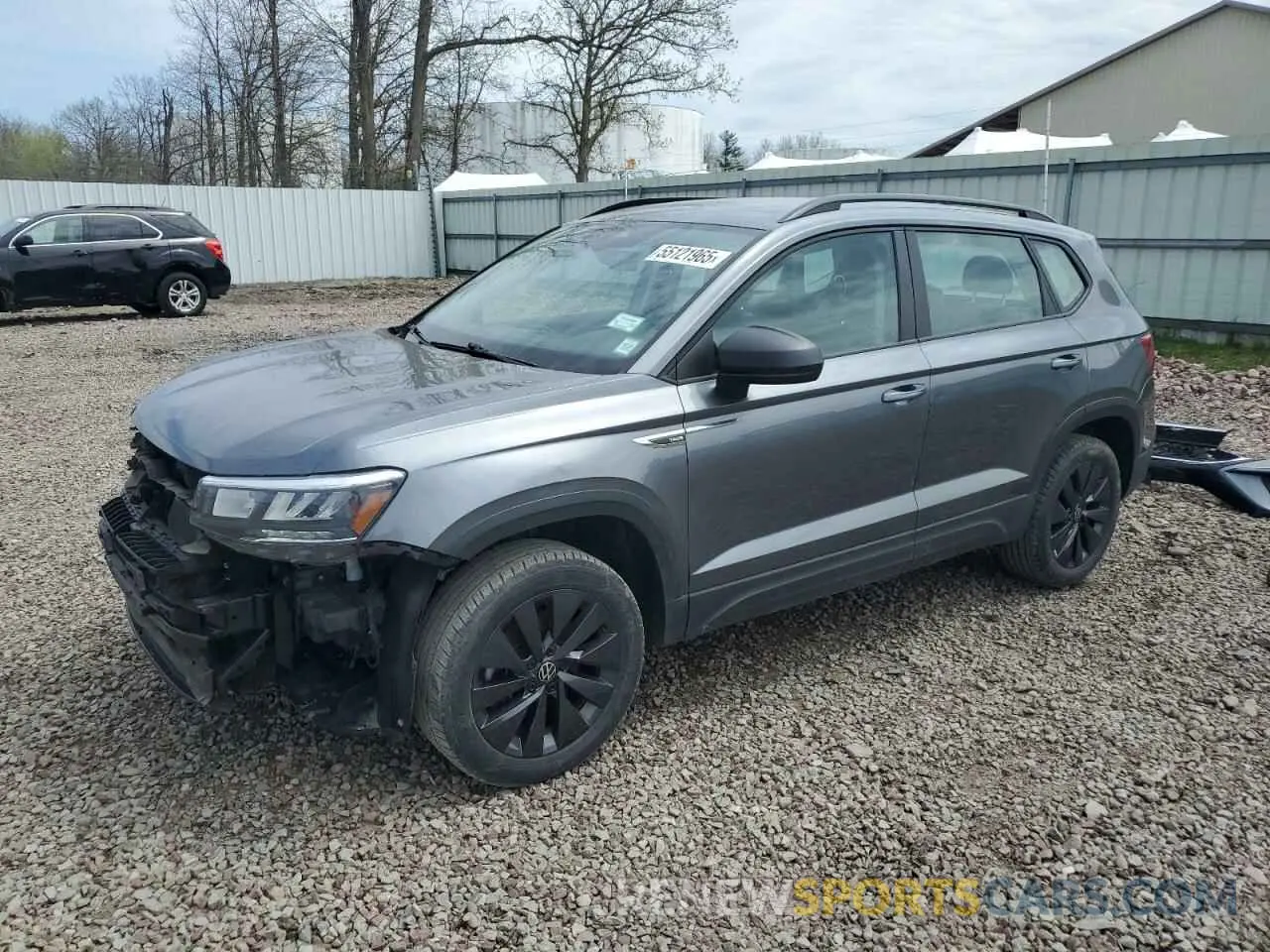 1 Photograph of a damaged car 3VVDX7B26NM012373 VOLKSWAGEN TAOS S 2022
