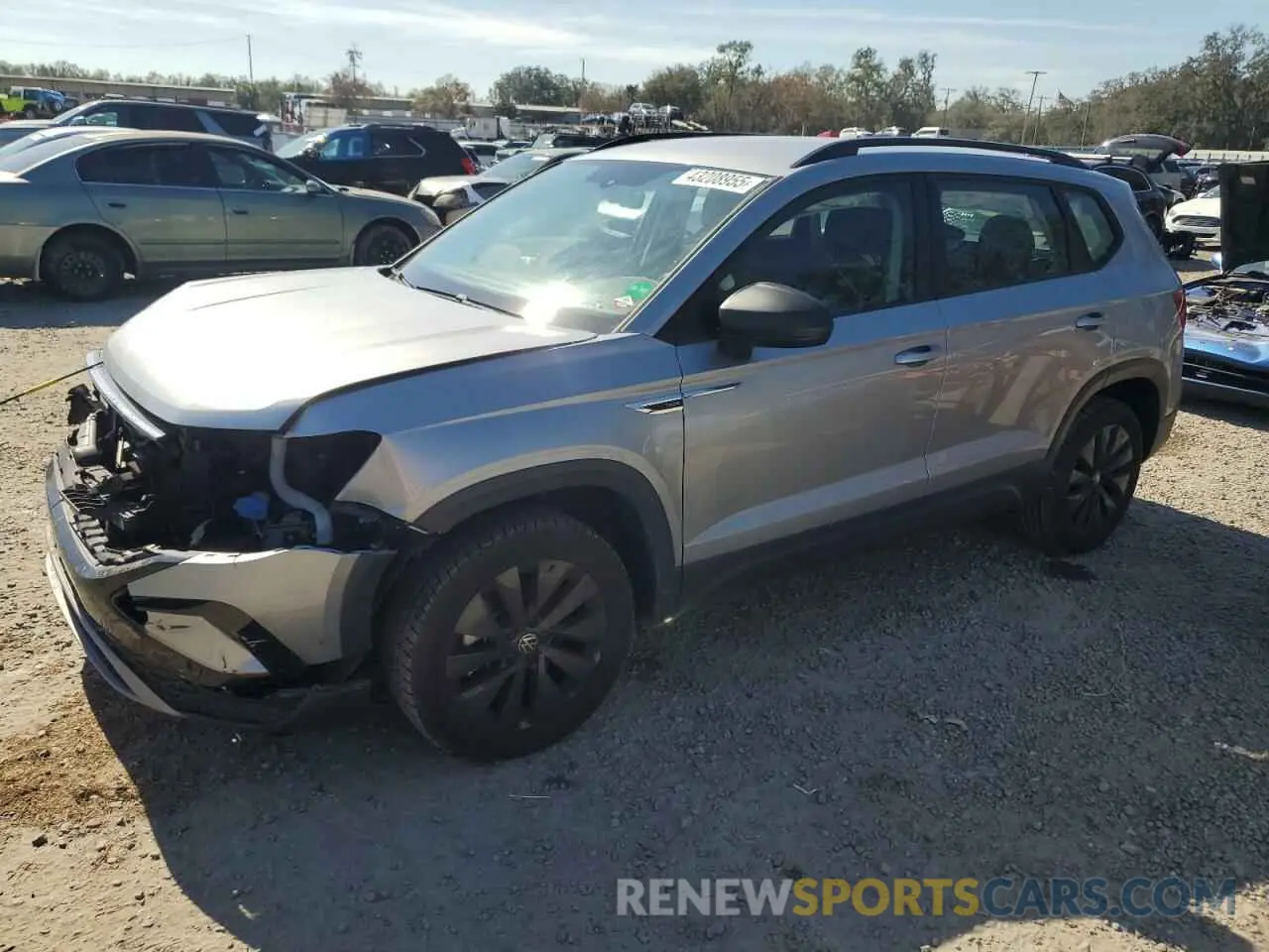 1 Photograph of a damaged car 3VVCX7B23PM371534 VOLKSWAGEN TAOS S 2023