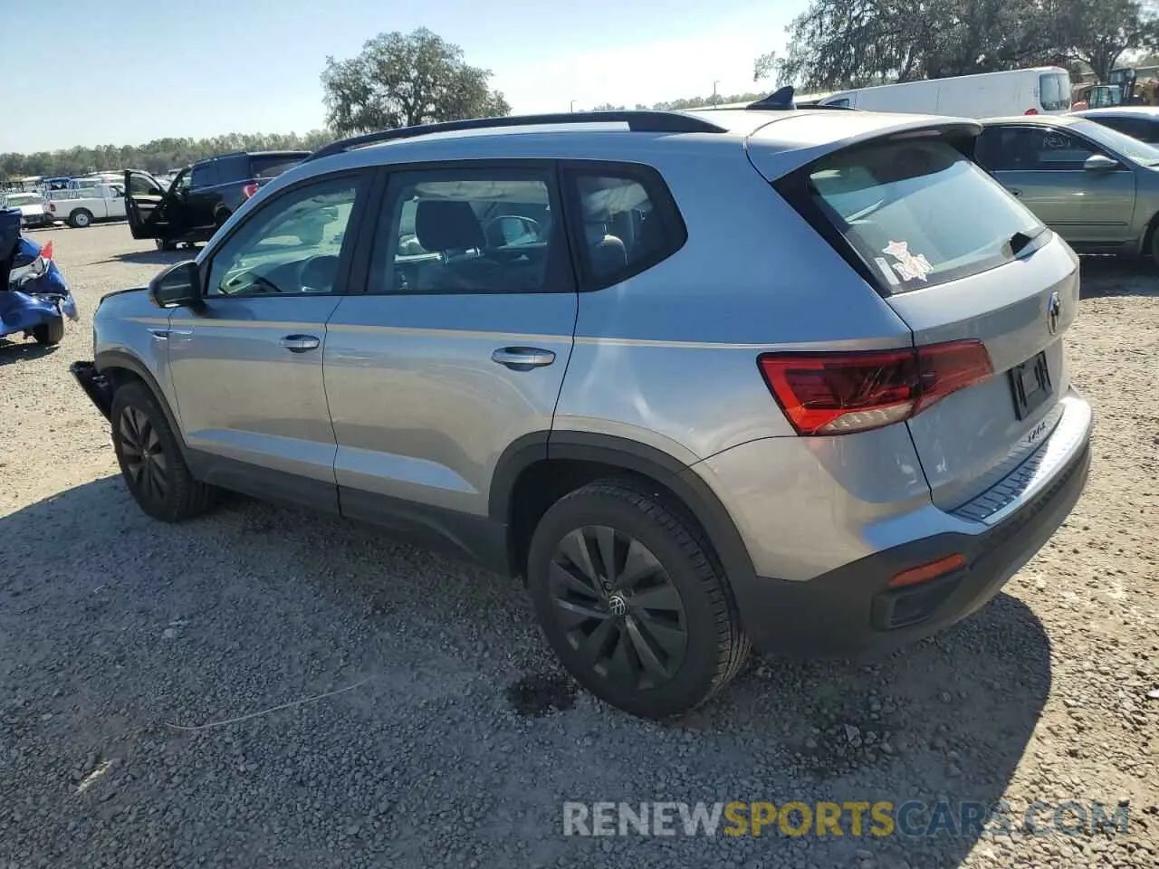 2 Photograph of a damaged car 3VVCX7B23PM371534 VOLKSWAGEN TAOS S 2023