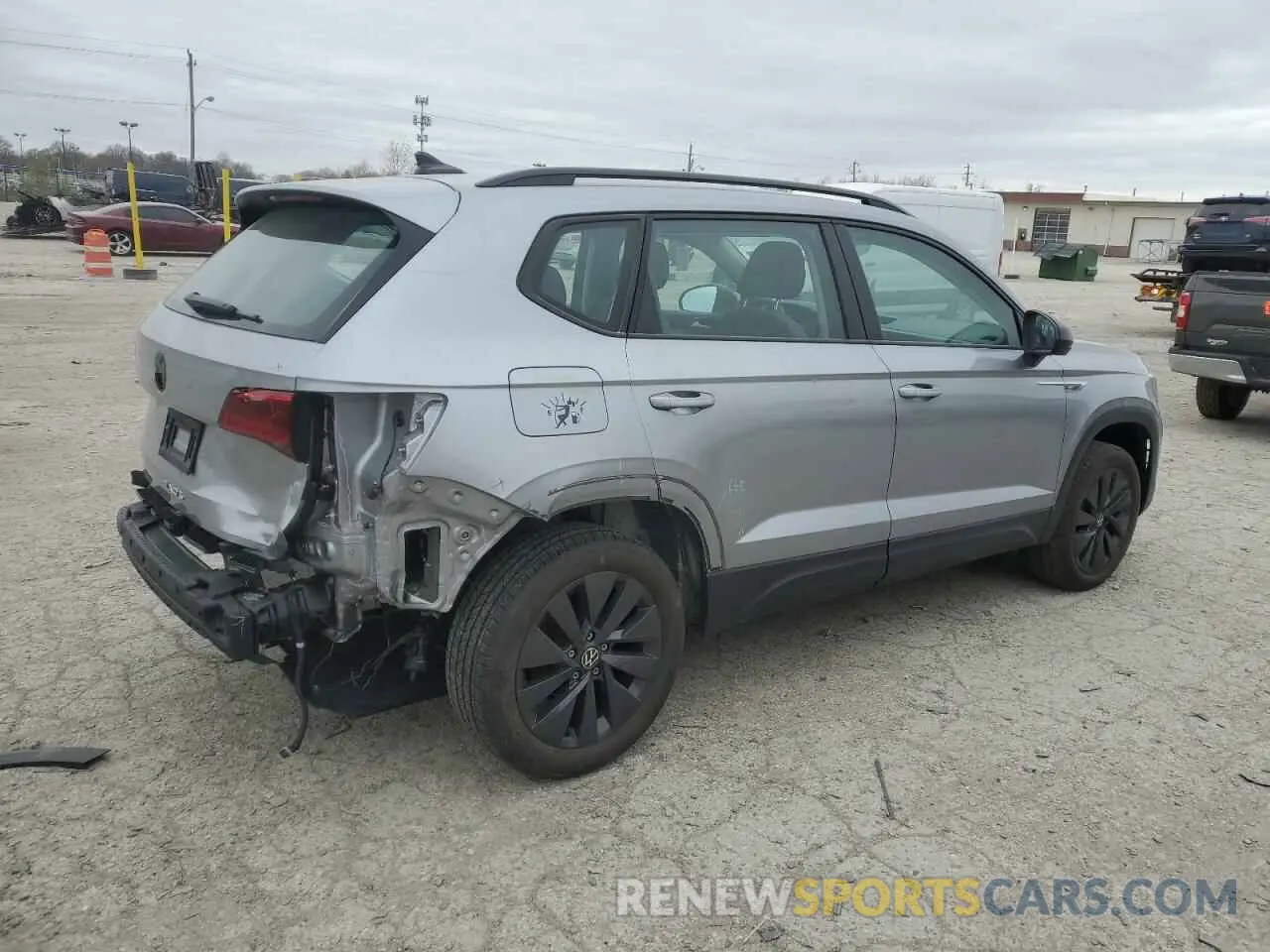 3 Photograph of a damaged car 3VVCX7B24PM305607 VOLKSWAGEN TAOS S 2023