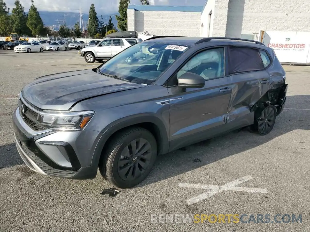 1 Photograph of a damaged car 3VVCX7B29PM367858 VOLKSWAGEN TAOS S 2023