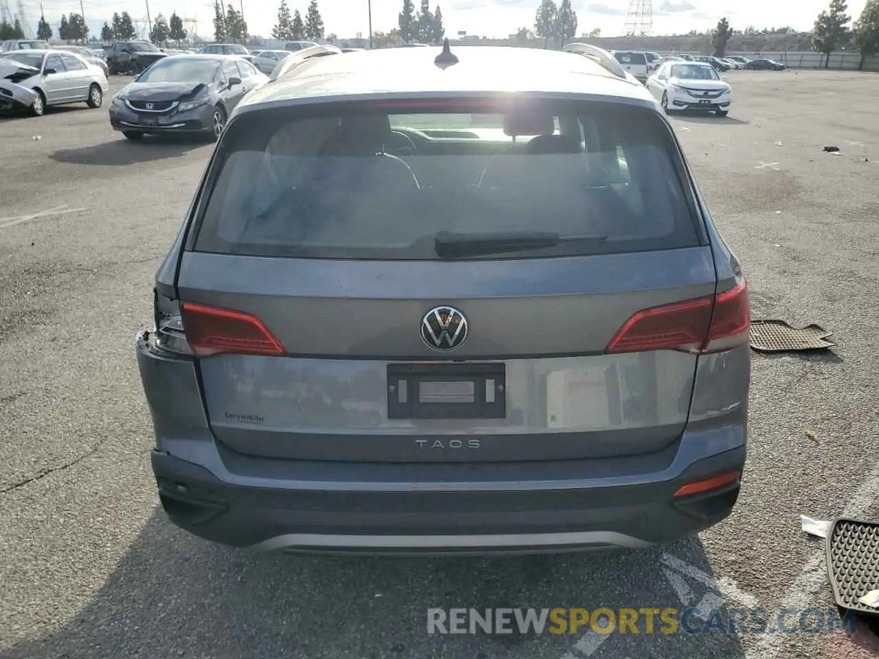 6 Photograph of a damaged car 3VVCX7B29PM367858 VOLKSWAGEN TAOS S 2023