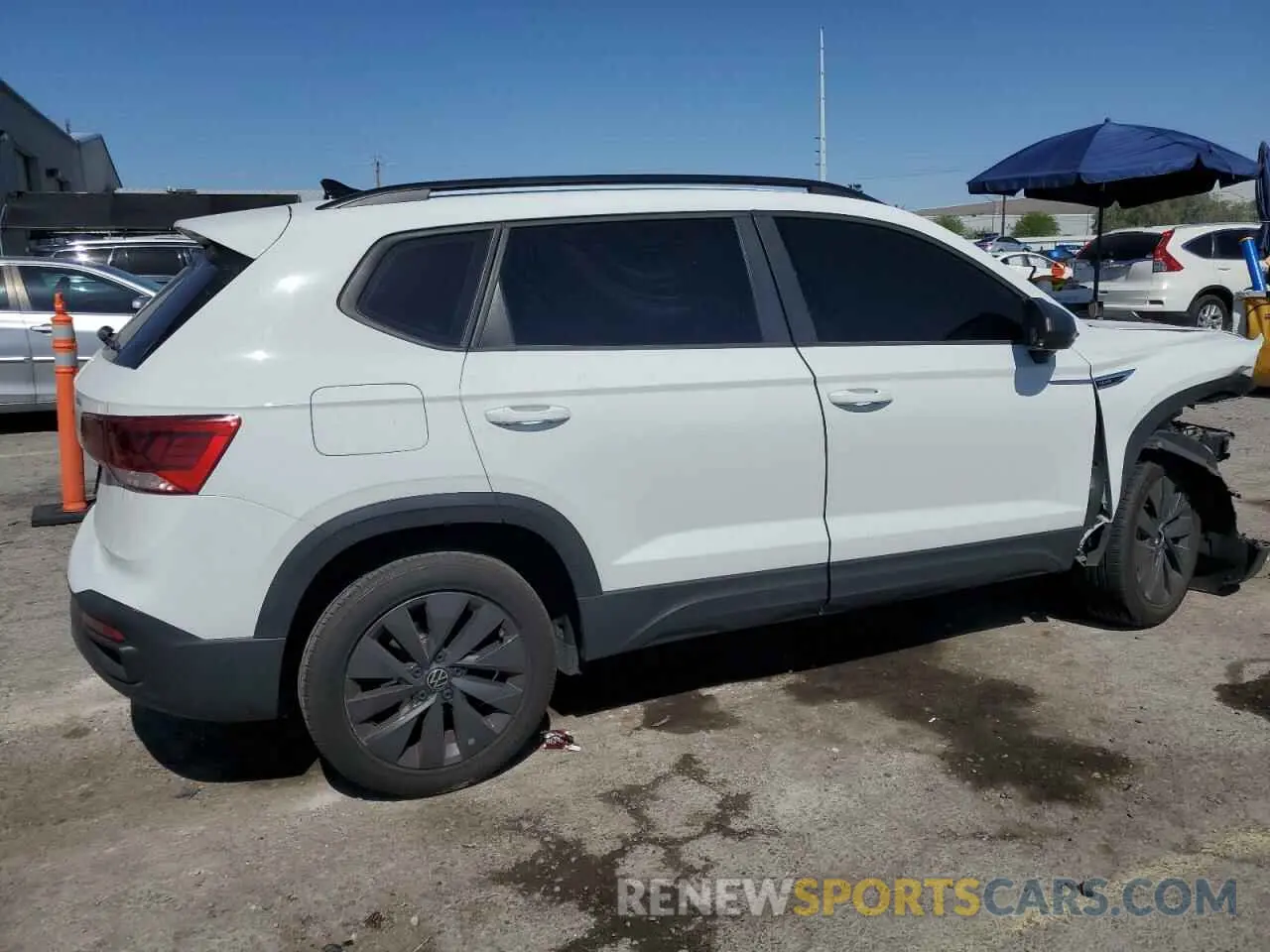 3 Photograph of a damaged car 3VVDX7B26PM326902 VOLKSWAGEN TAOS S 2023