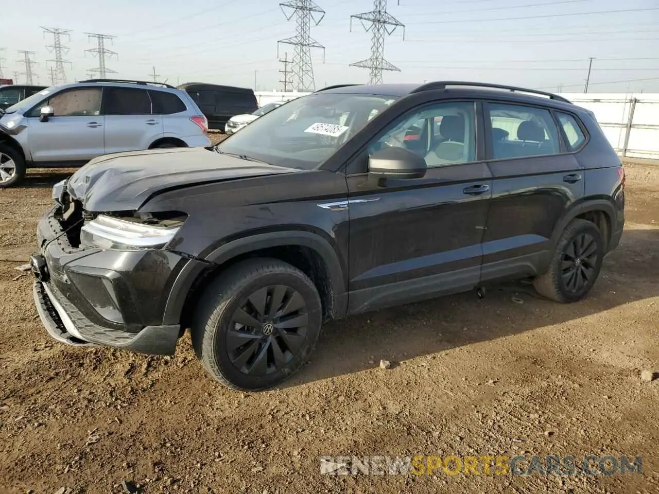 1 Photograph of a damaged car 3VVDX7B27PM352022 VOLKSWAGEN TAOS S 2023