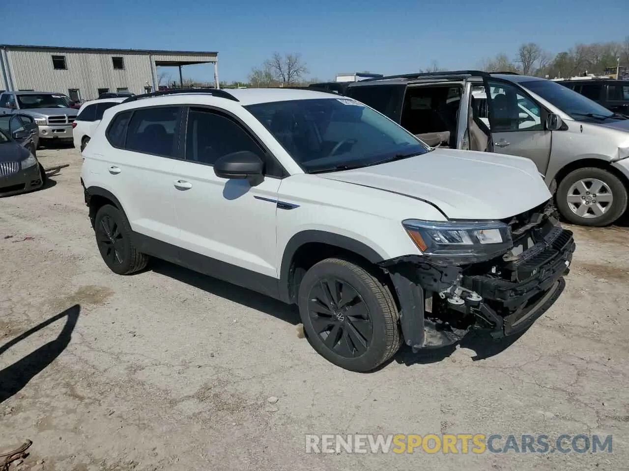 4 Photograph of a damaged car 3VVDX7B28PM382436 VOLKSWAGEN TAOS S 2023