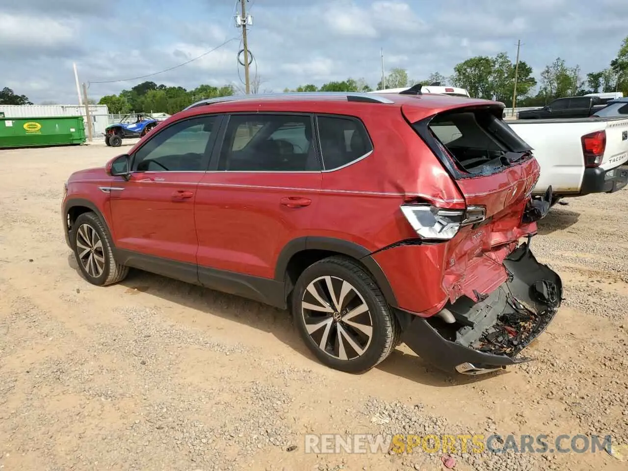 2 Photograph of a damaged car 3VVRX7B25NM088608 VOLKSWAGEN TAOS SE 2022