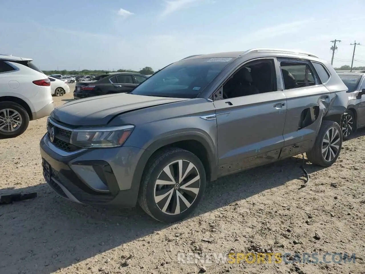 1 Photograph of a damaged car 3VVRX7B26NM007633 VOLKSWAGEN TAOS SE 2022