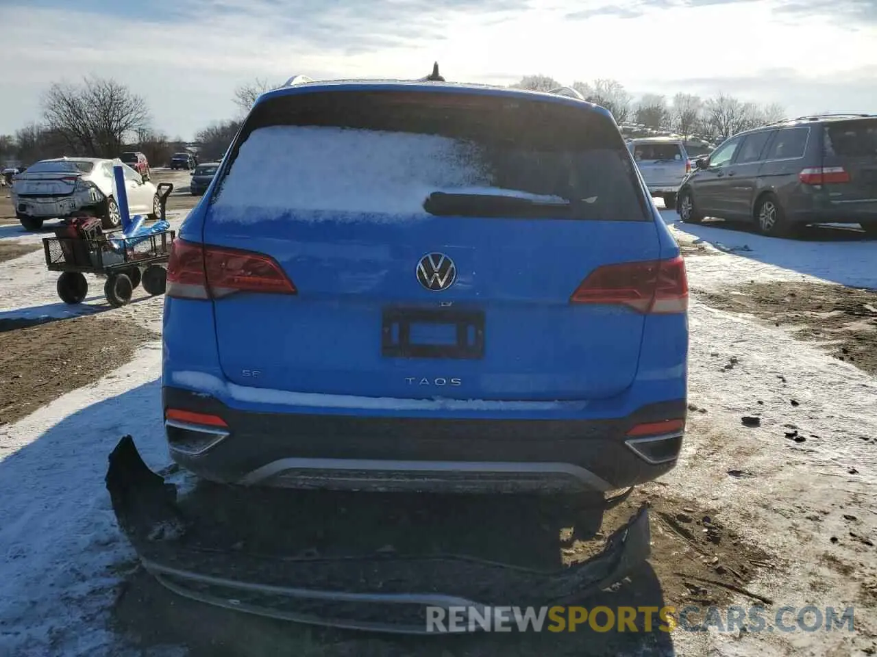 6 Photograph of a damaged car 3VVSX7B24NM060476 VOLKSWAGEN TAOS SE 2022