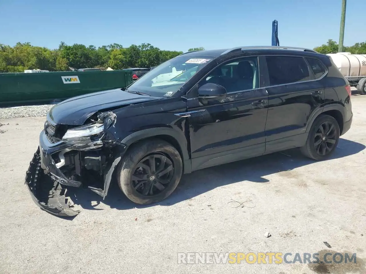 1 Photograph of a damaged car 3VVSX7B27NM083914 VOLKSWAGEN TAOS SE 2022