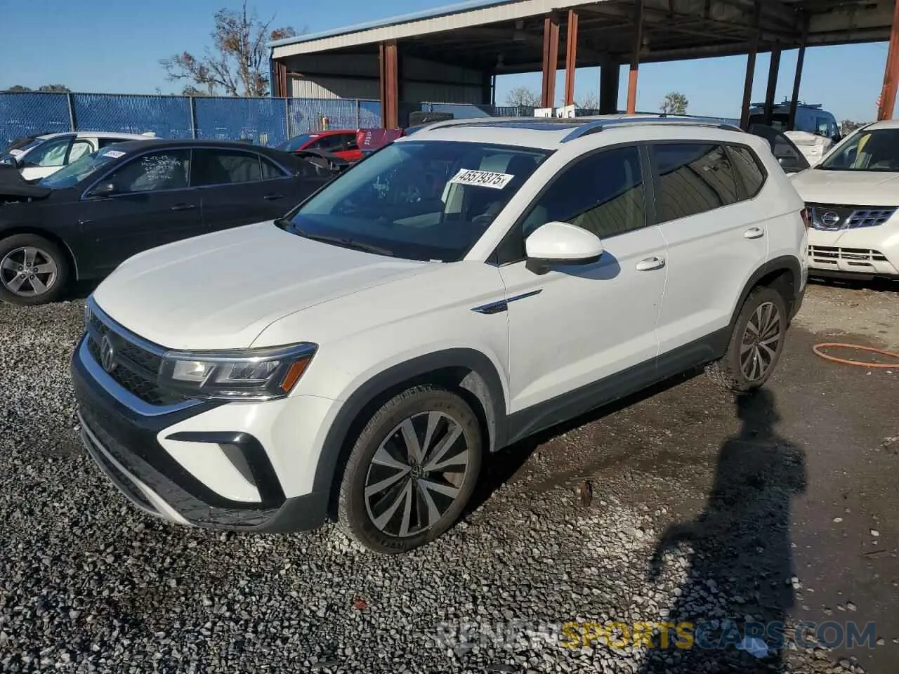 1 Photograph of a damaged car 3VVTX7B25NM095693 VOLKSWAGEN TAOS SE 2022