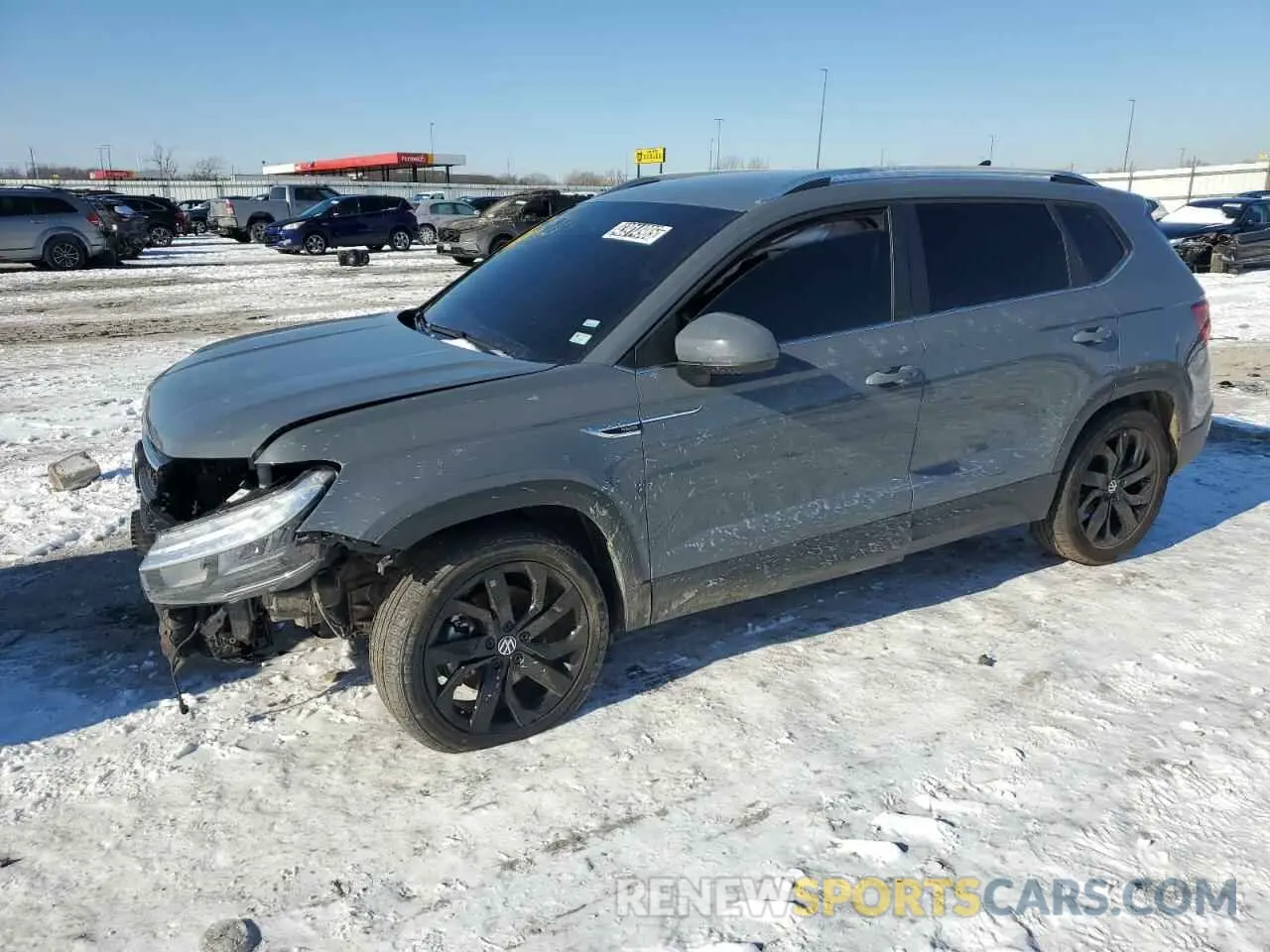 1 Photograph of a damaged car 3VVWX7B27NM090668 VOLKSWAGEN TAOS SE 2022