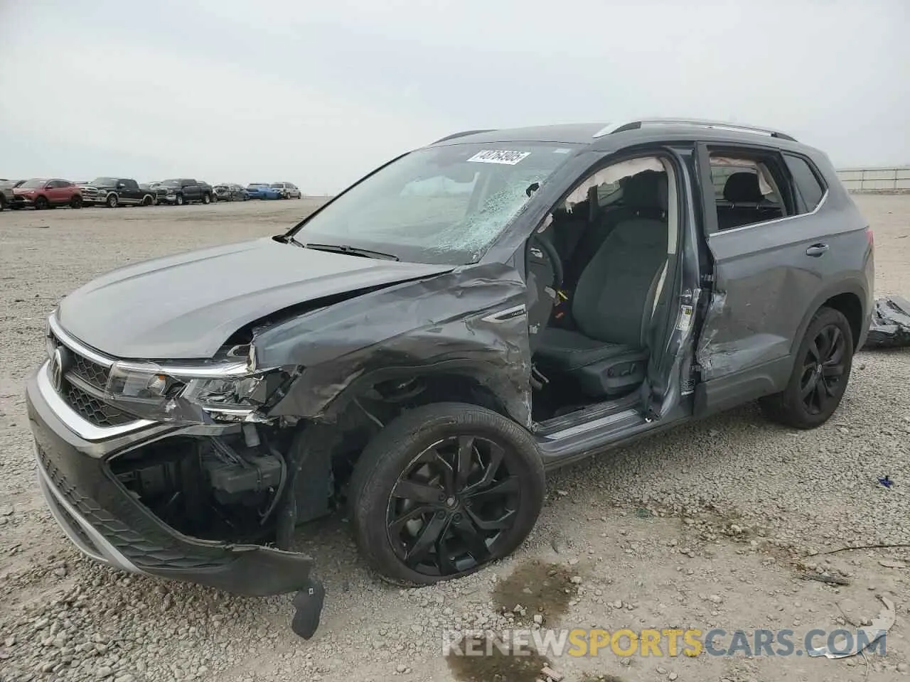 1 Photograph of a damaged car 3VVYX7B23NM060866 VOLKSWAGEN TAOS SE 2022