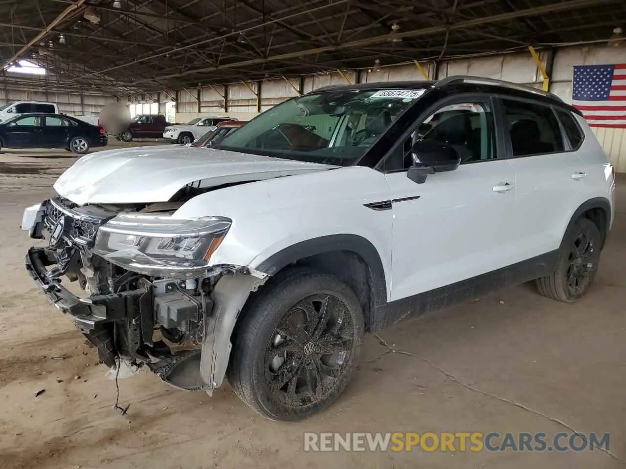 1 Photograph of a damaged car 3VVEX7B22PM356094 VOLKSWAGEN TAOS SE 2023