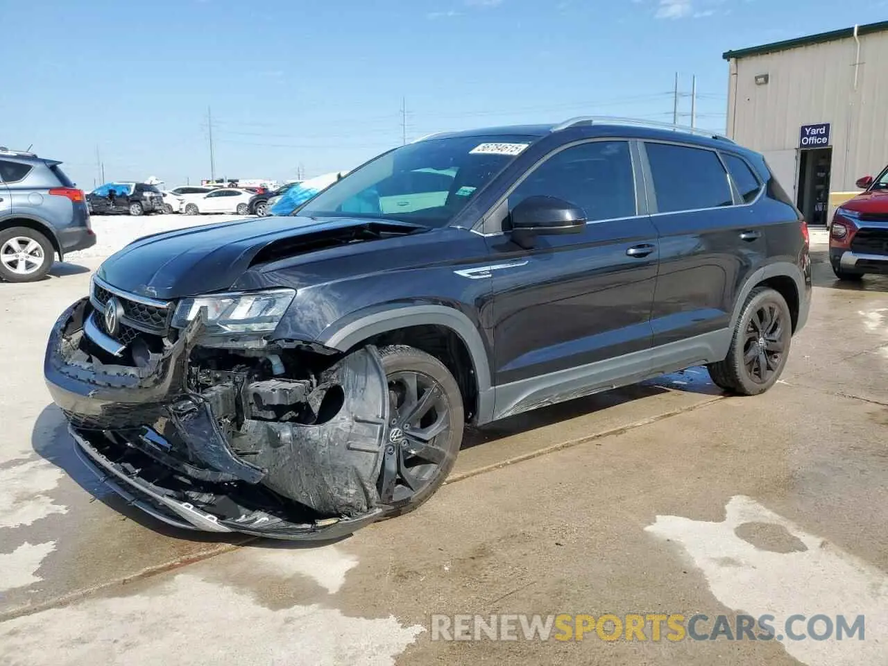 1 Photograph of a damaged car 3VVEX7B24PM305535 VOLKSWAGEN TAOS SE 2023