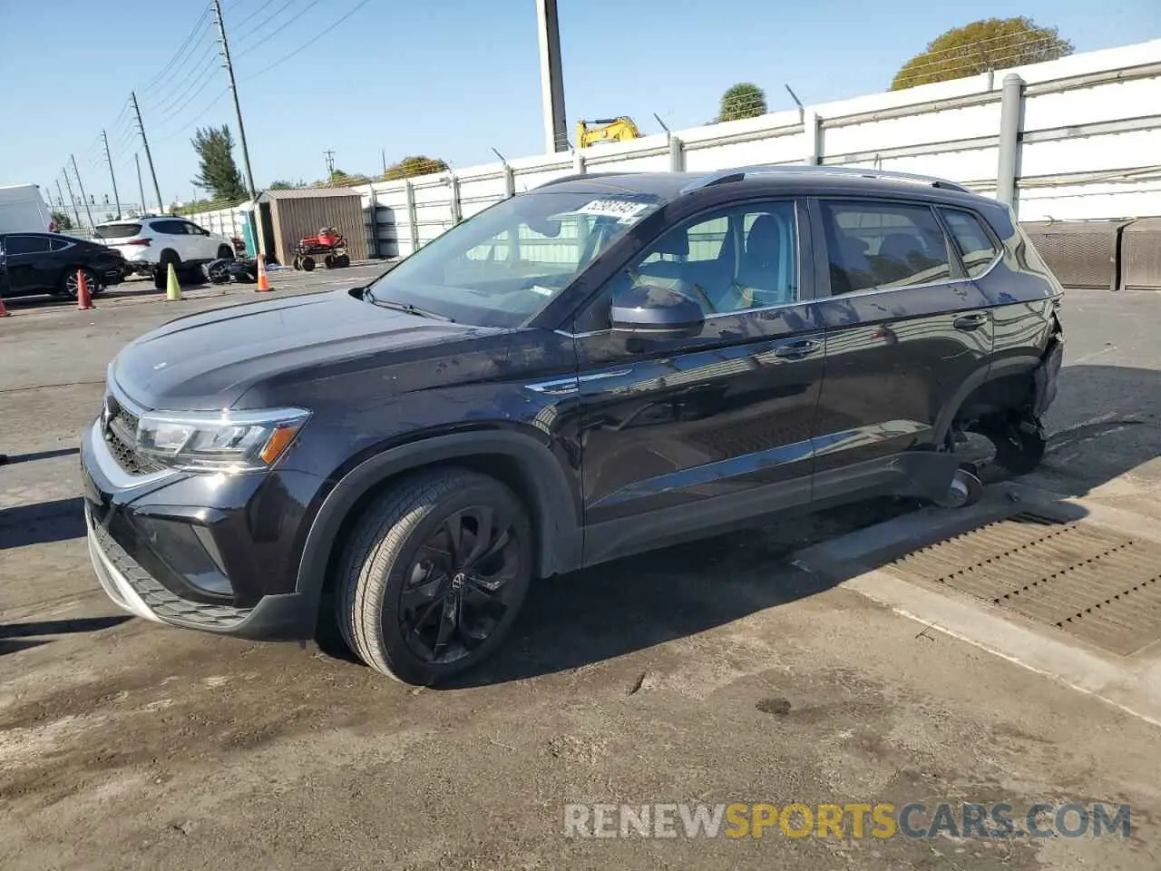 1 Photograph of a damaged car 3VVEX7B25PM345896 VOLKSWAGEN TAOS SE 2023