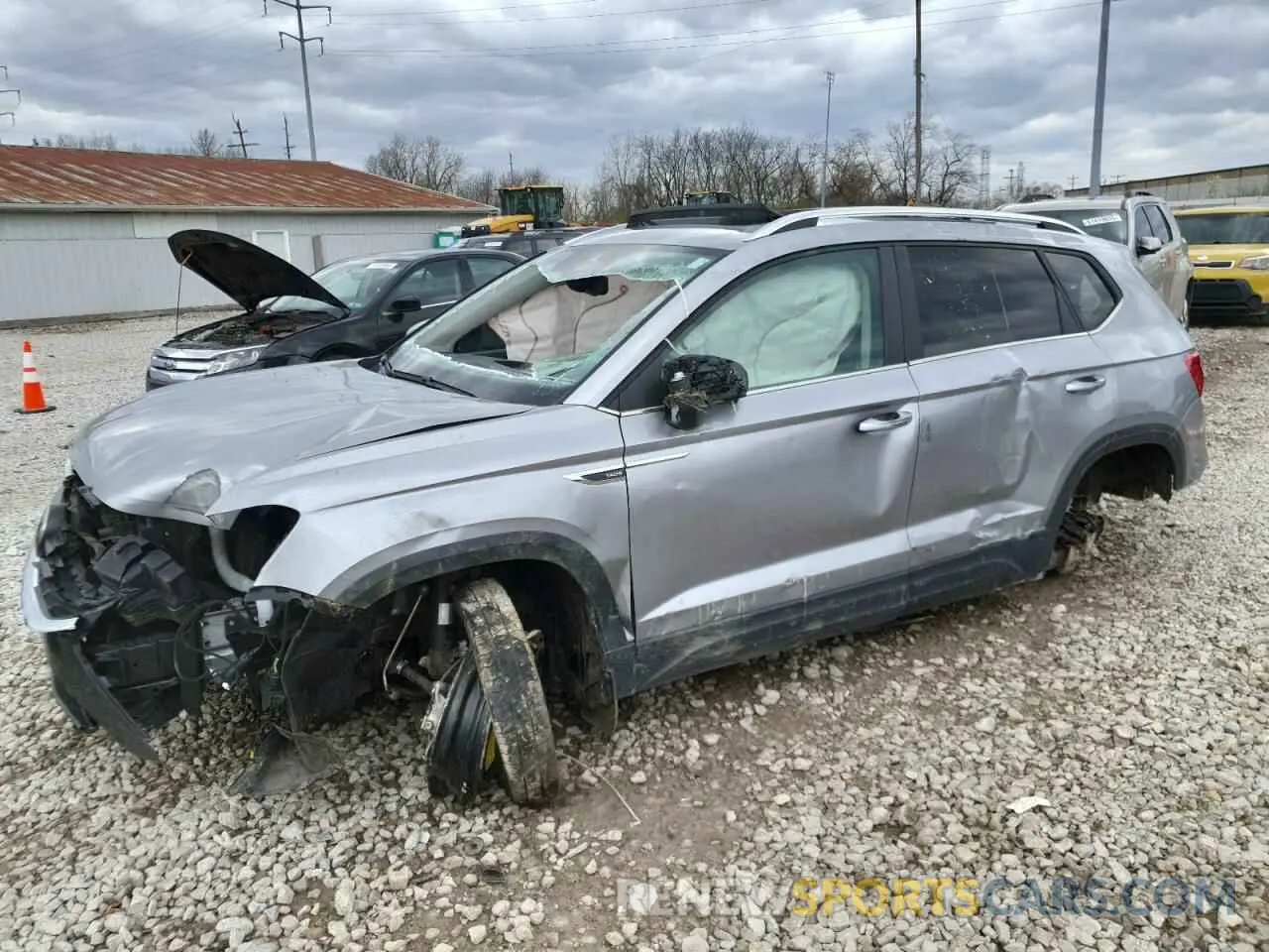 1 Photograph of a damaged car 3VVEX7B27PM334558 VOLKSWAGEN TAOS SE 2023
