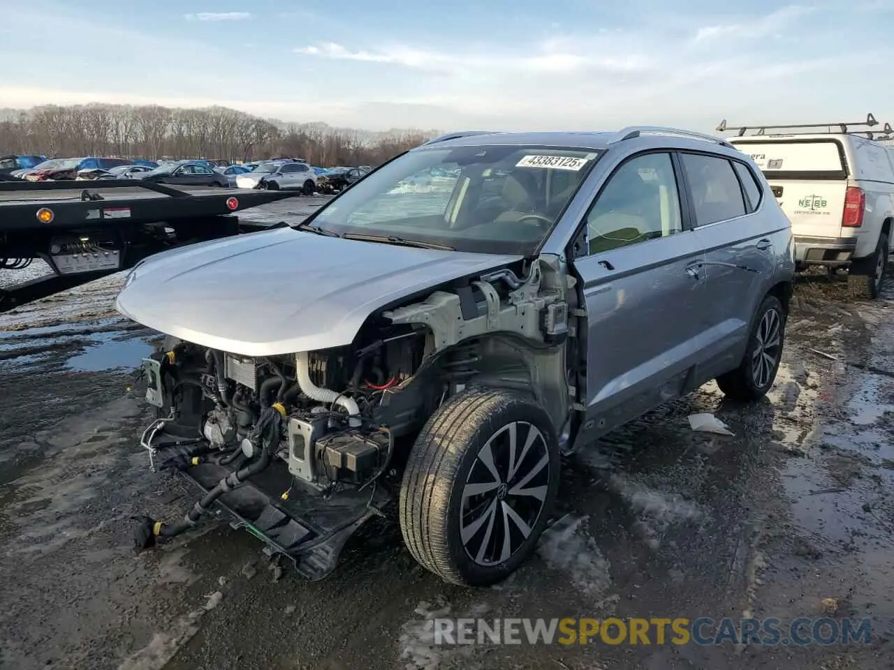 1 Photograph of a damaged car 3VVEX7B2XPM349443 VOLKSWAGEN TAOS SE 2023