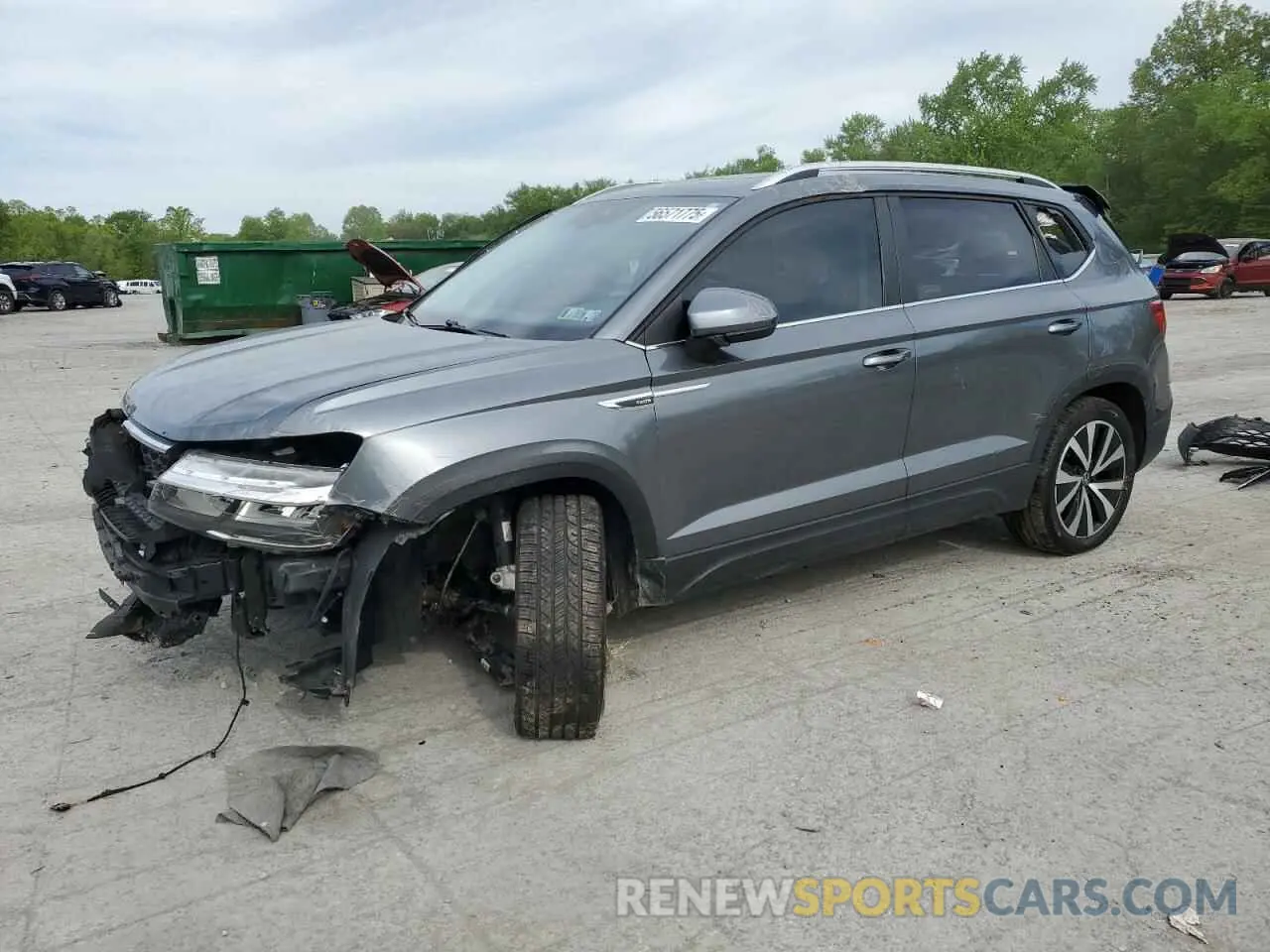 1 Photograph of a damaged car 3VVNX7B20PM301191 VOLKSWAGEN TAOS SE 2023
