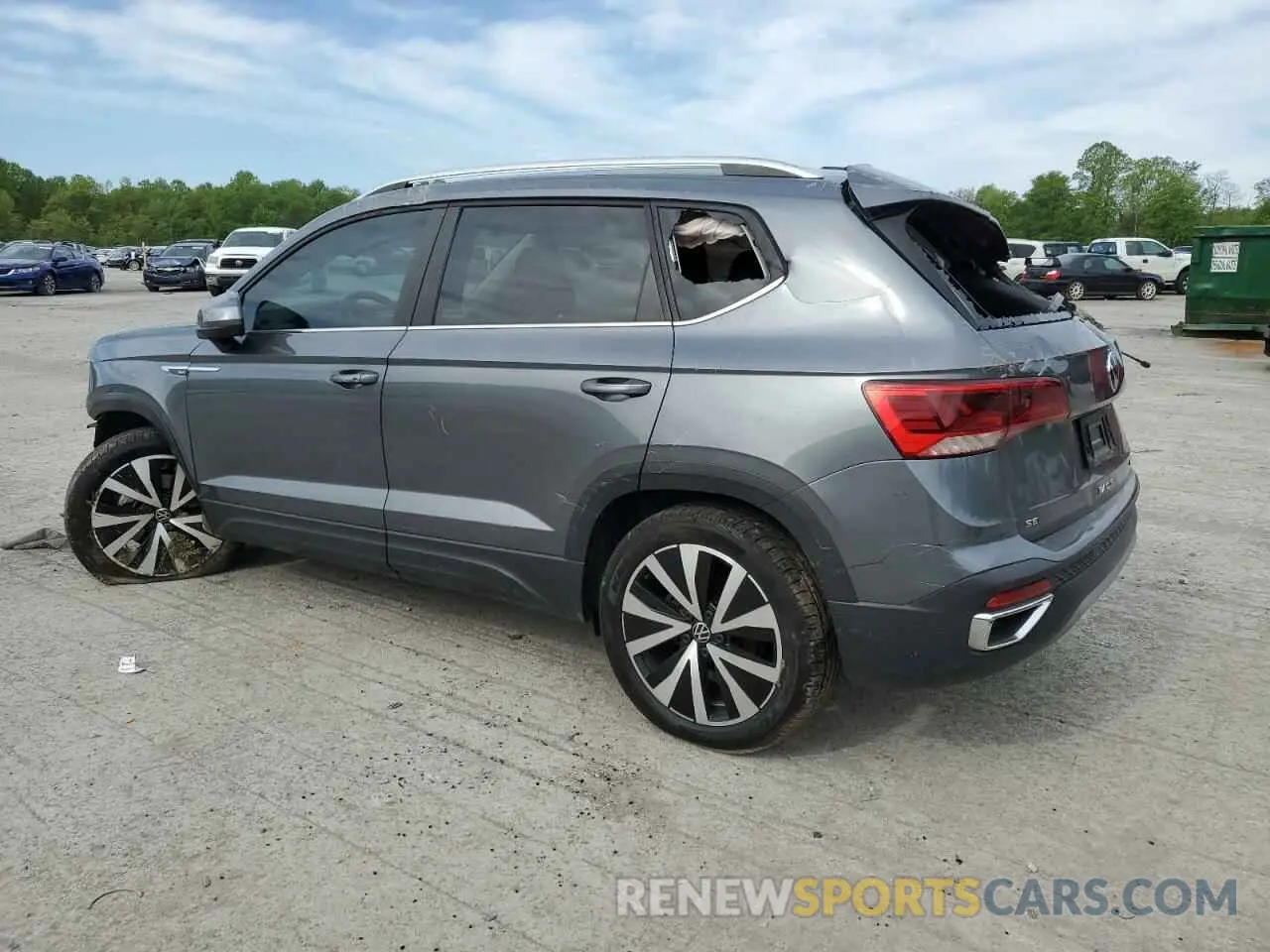 2 Photograph of a damaged car 3VVNX7B20PM301191 VOLKSWAGEN TAOS SE 2023