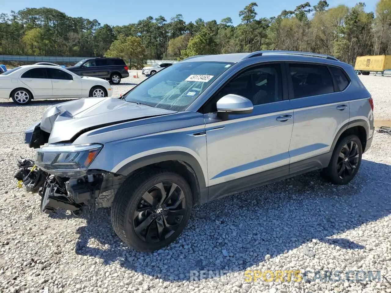 1 Photograph of a damaged car 3VVSX7B27PM374058 VOLKSWAGEN TAOS SE 2023
