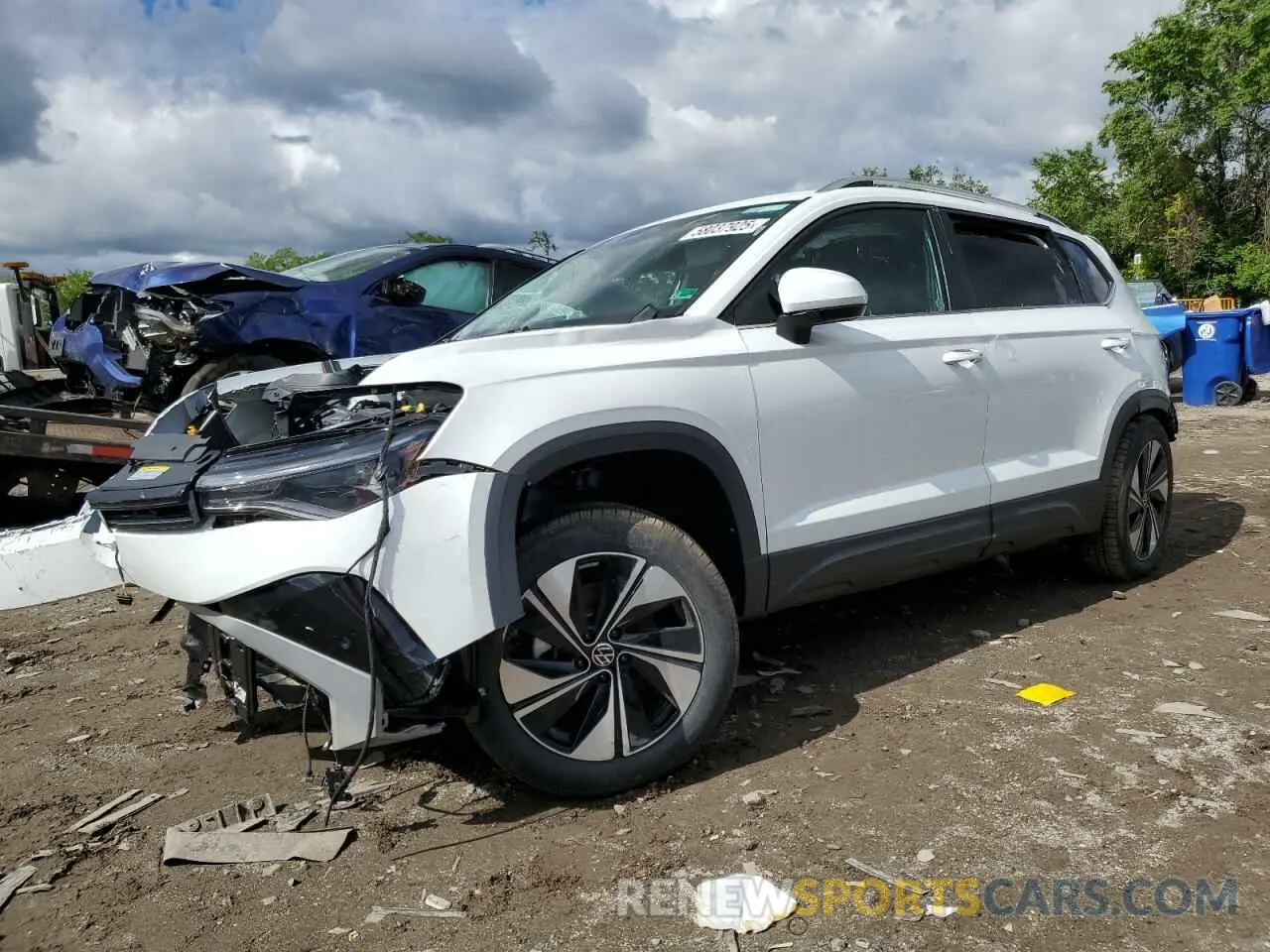 1 Photograph of a damaged car 3VVUC7B21SM031453 VOLKSWAGEN TAOS SE 2025