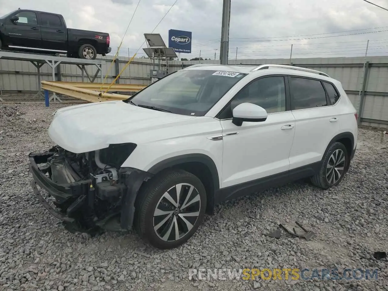 1 Photograph of a damaged car 3VVLX7B25NM097167 VOLKSWAGEN TAOS SE IQ 2022