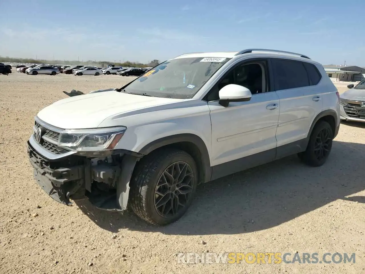 1 Photograph of a damaged car 3VV1X7B26NM002056 VOLKSWAGEN TAOS SEL 2022