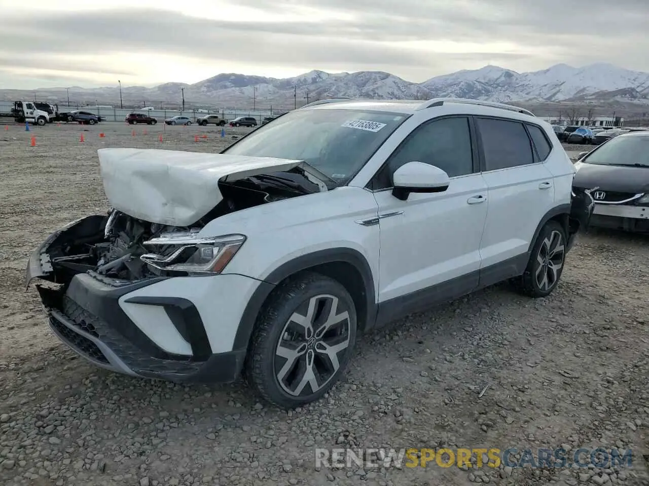 1 Photograph of a damaged car 3VV2X7B20NM036918 VOLKSWAGEN TAOS SEL 2022